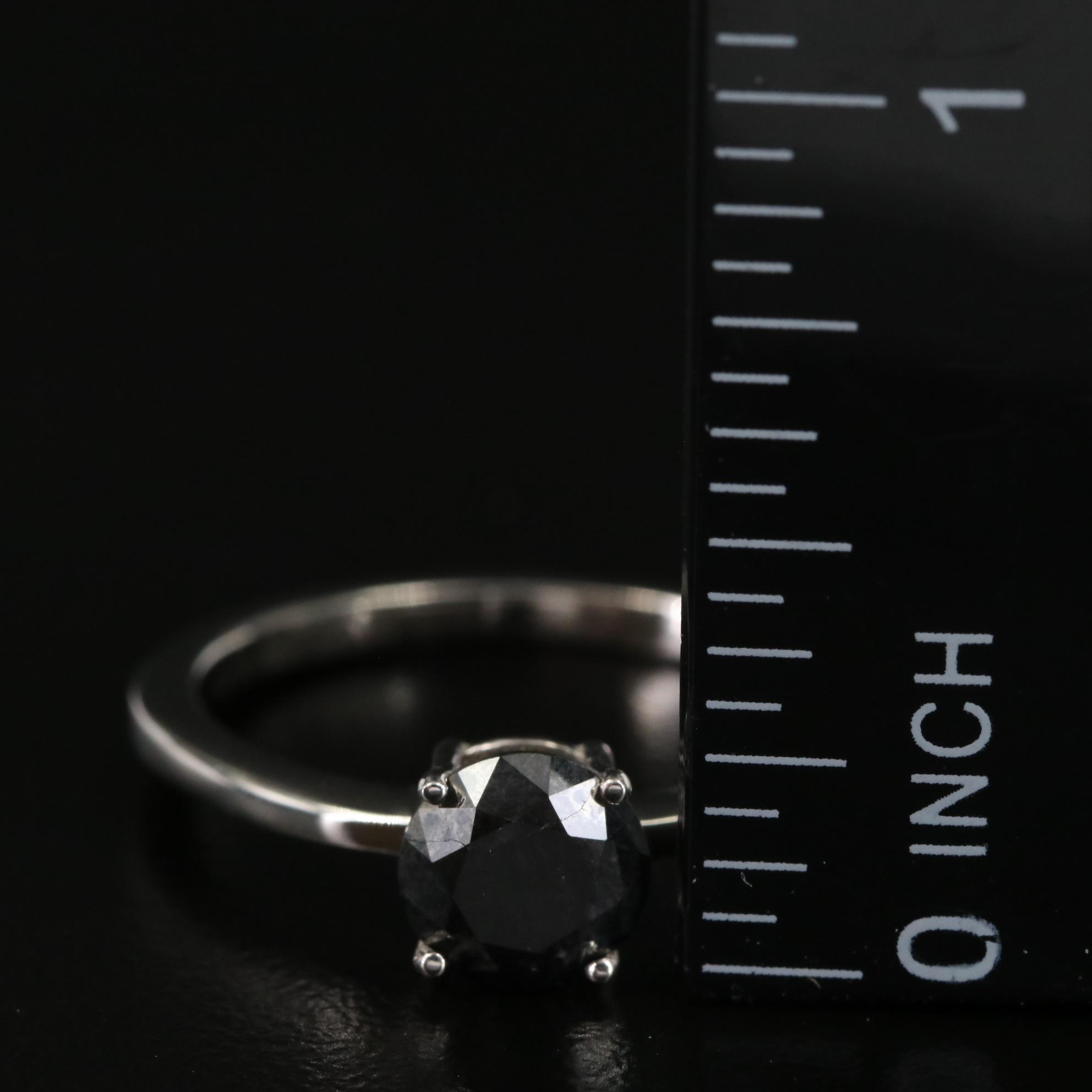 Sterling 1.00 CT Diamond Solitaire Ring