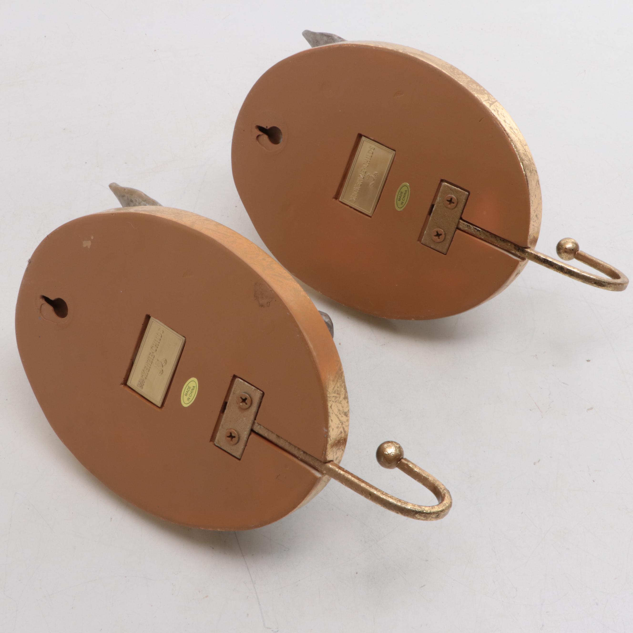 MacKenzie-Childs Courtly Check Pig Wall Hooks