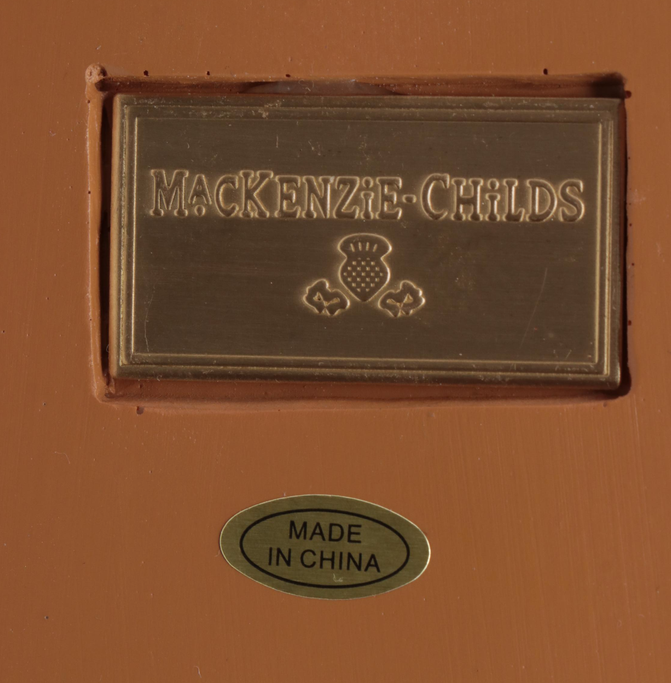 MacKenzie-Childs Courtly Check Pig Wall Hooks