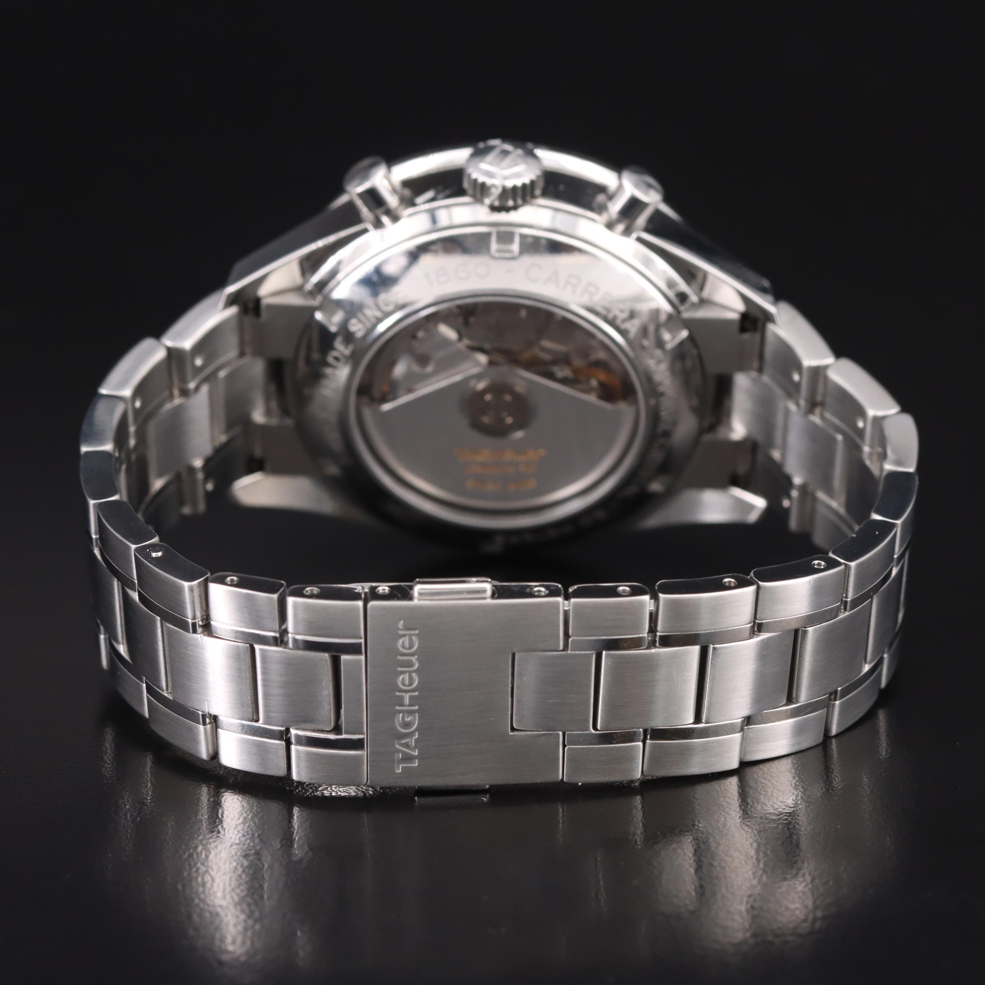 TAG Heuer Carrera Stainless Steel Automatic Chronograph Date Watch