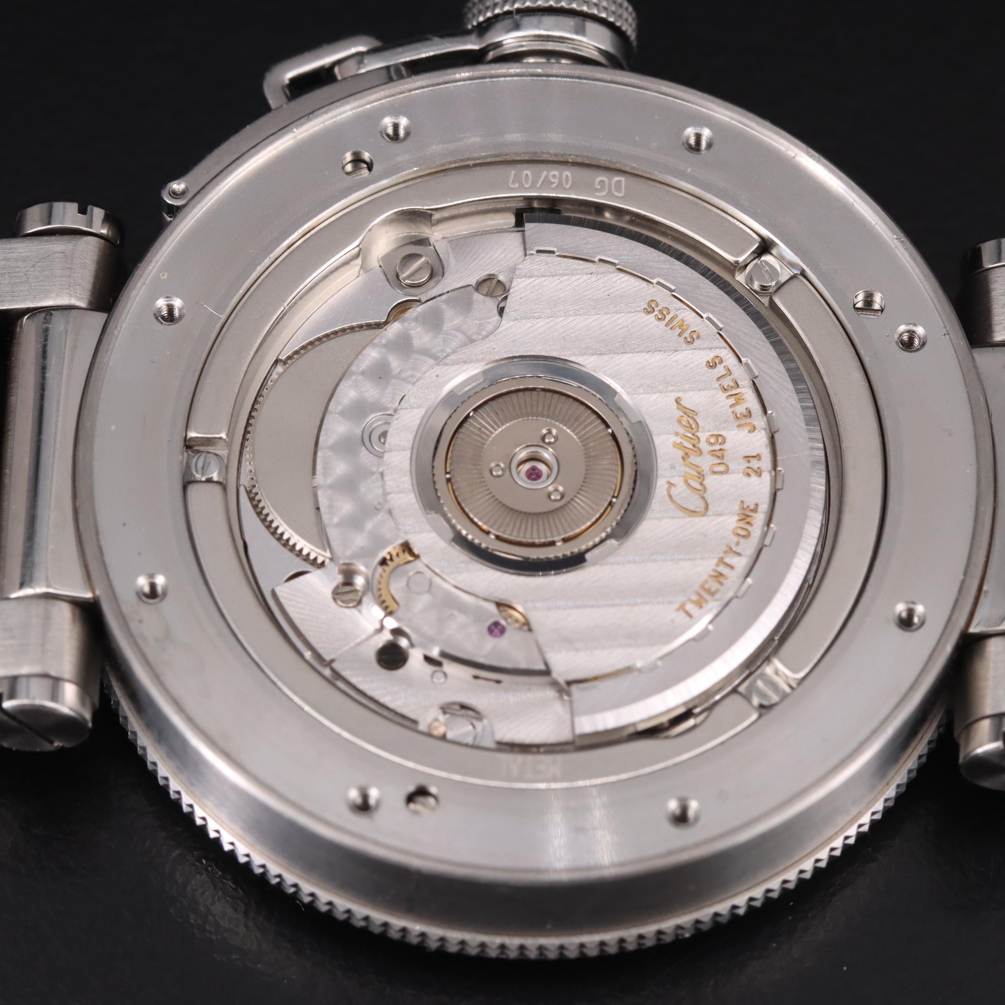 Cartier Seatimer Pasha de Cartier Automatic 40mm Steel Watch