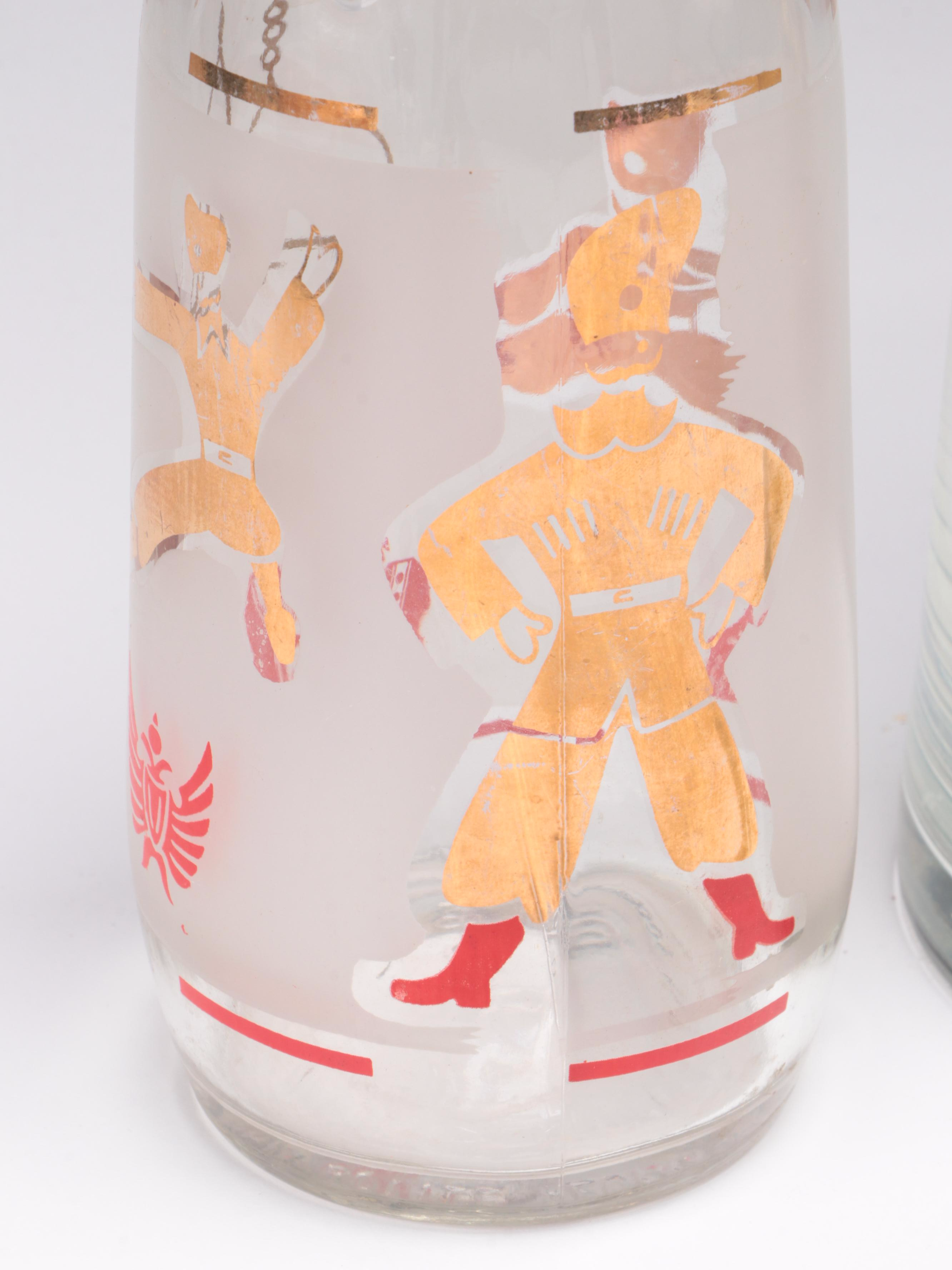 Peggy's Creations Ceramic Lidded Candy Dish with Glass Pitcher, More