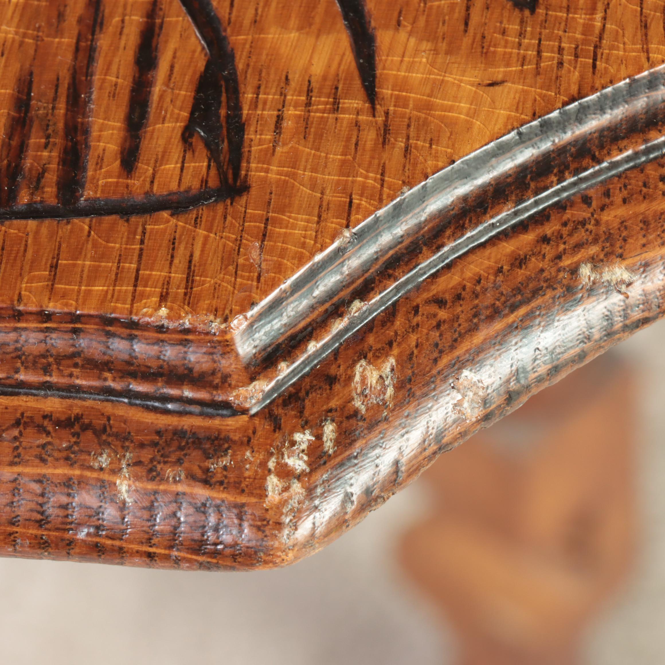 Jacobean Style Carved Oak Gate-Leg Table, Early 20th Century