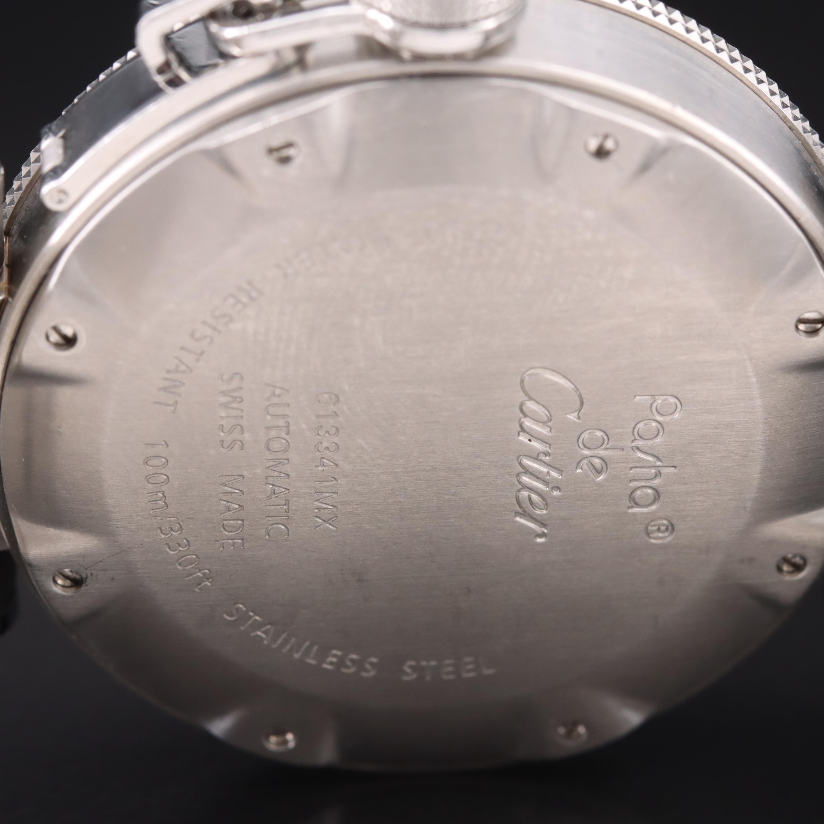 Cartier Seatimer Pasha de Cartier Automatic 40mm Steel Watch