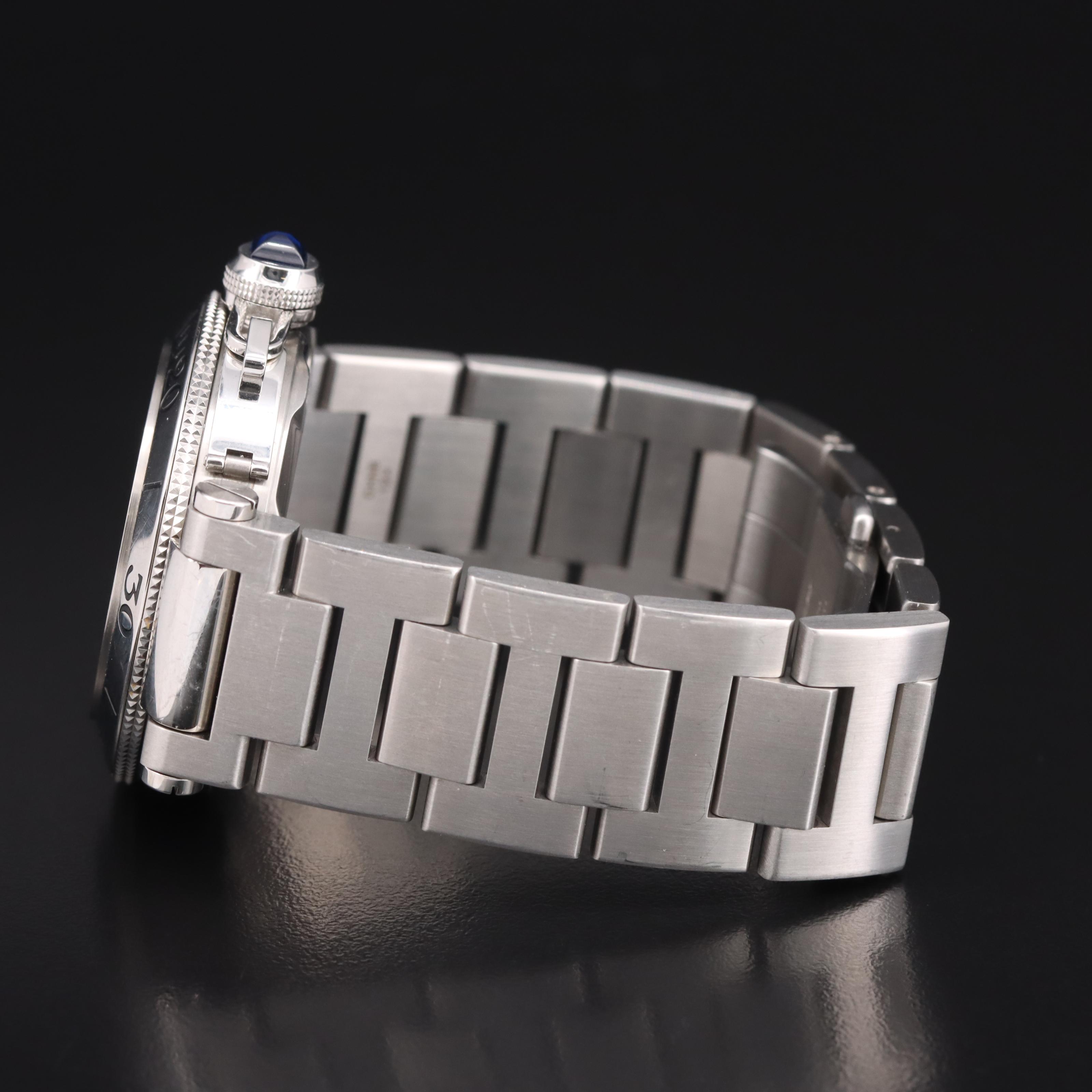 Cartier Seatimer Pasha de Cartier Automatic 40mm Steel Watch