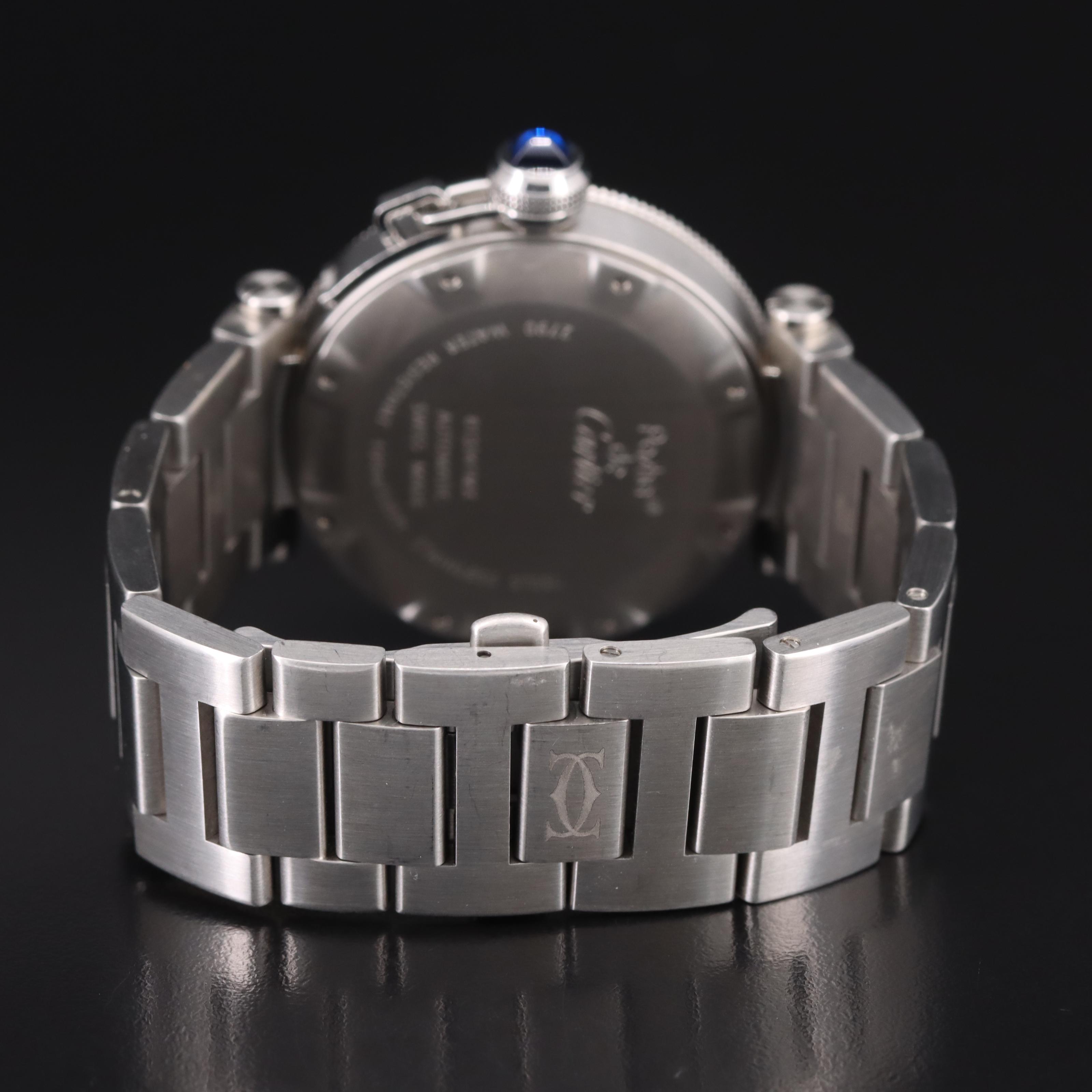 Cartier Seatimer Pasha de Cartier Automatic 40mm Steel Watch