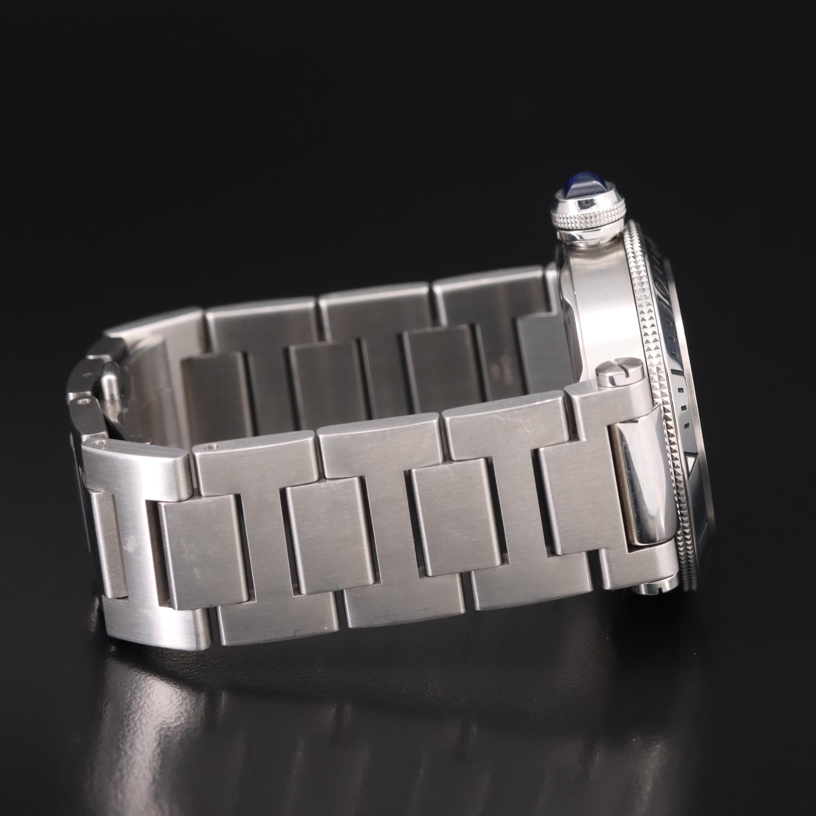 Cartier Seatimer Pasha de Cartier Automatic 40mm Steel Watch