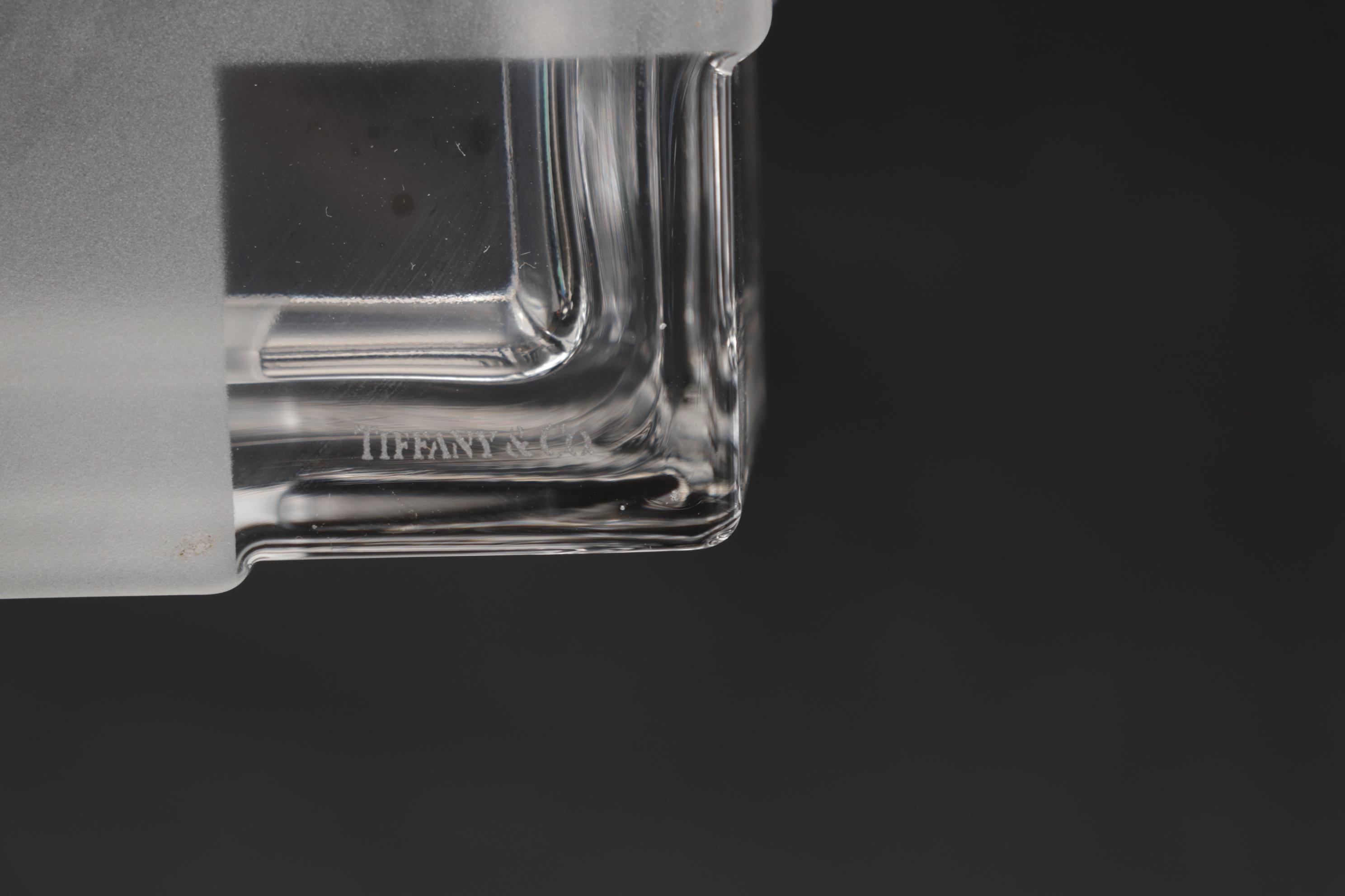 Tiffany & Co. Crystal Present Trinket Box