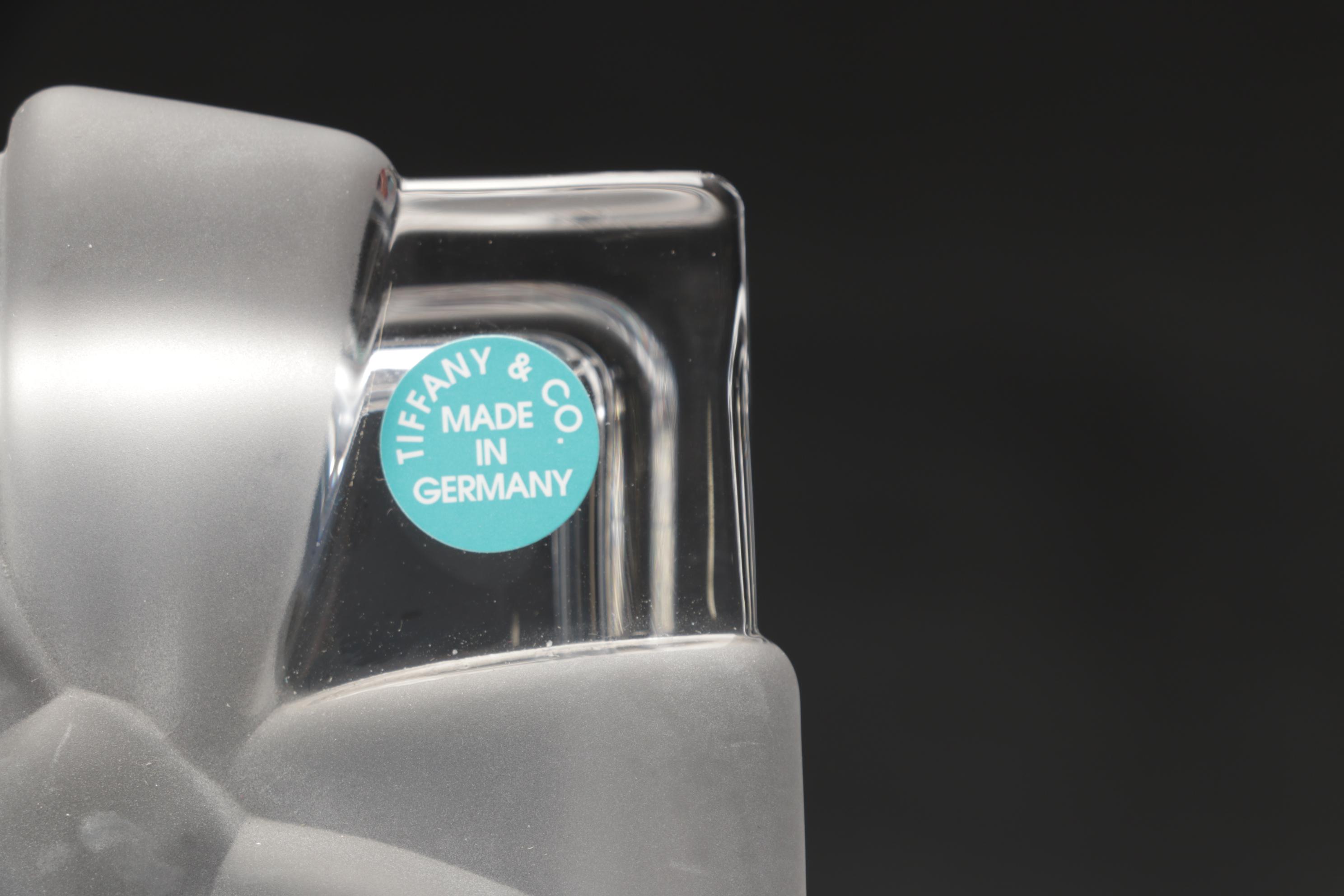 Tiffany & Co. Crystal Present Trinket Box