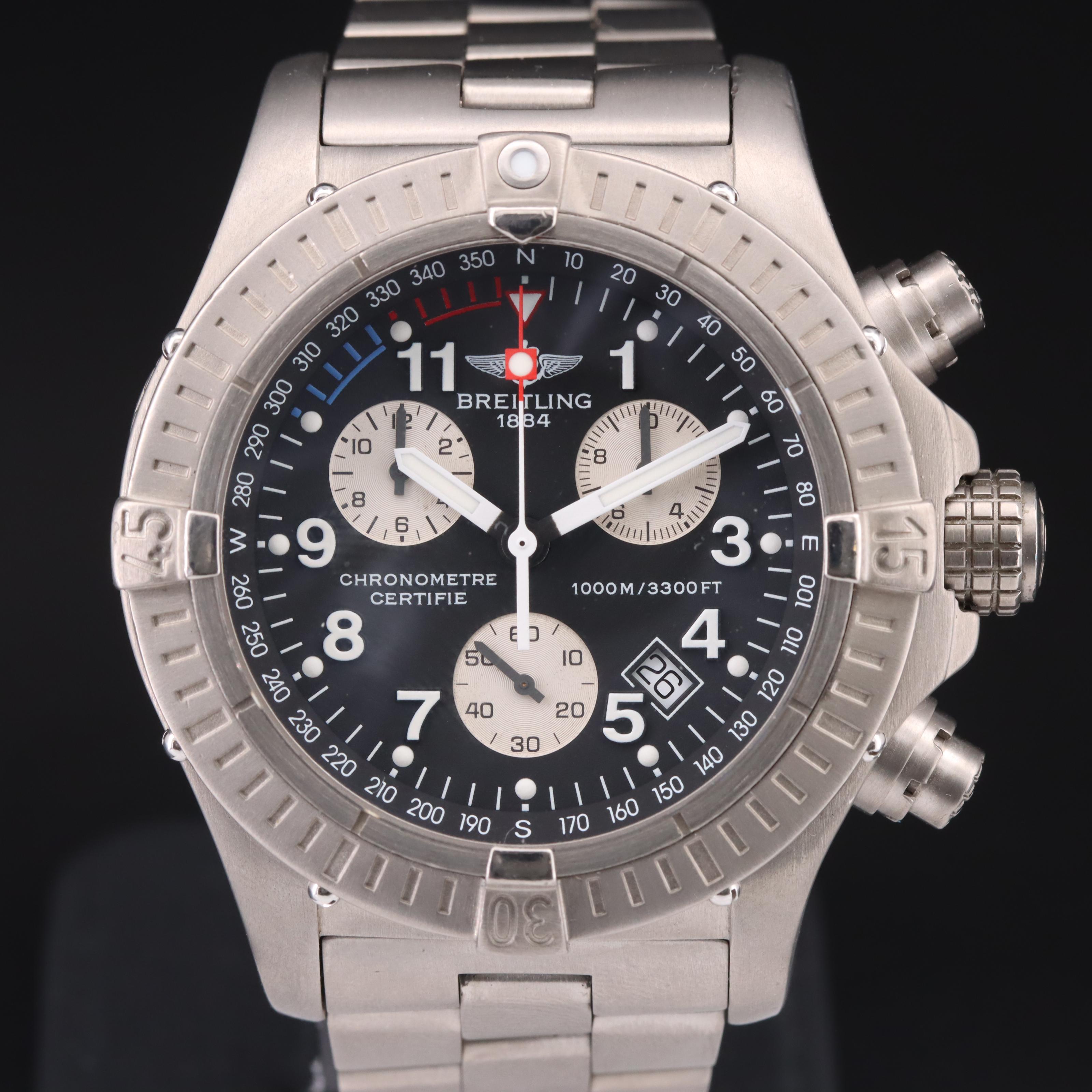 Breitling Avenger Titanium Chronograph Watch