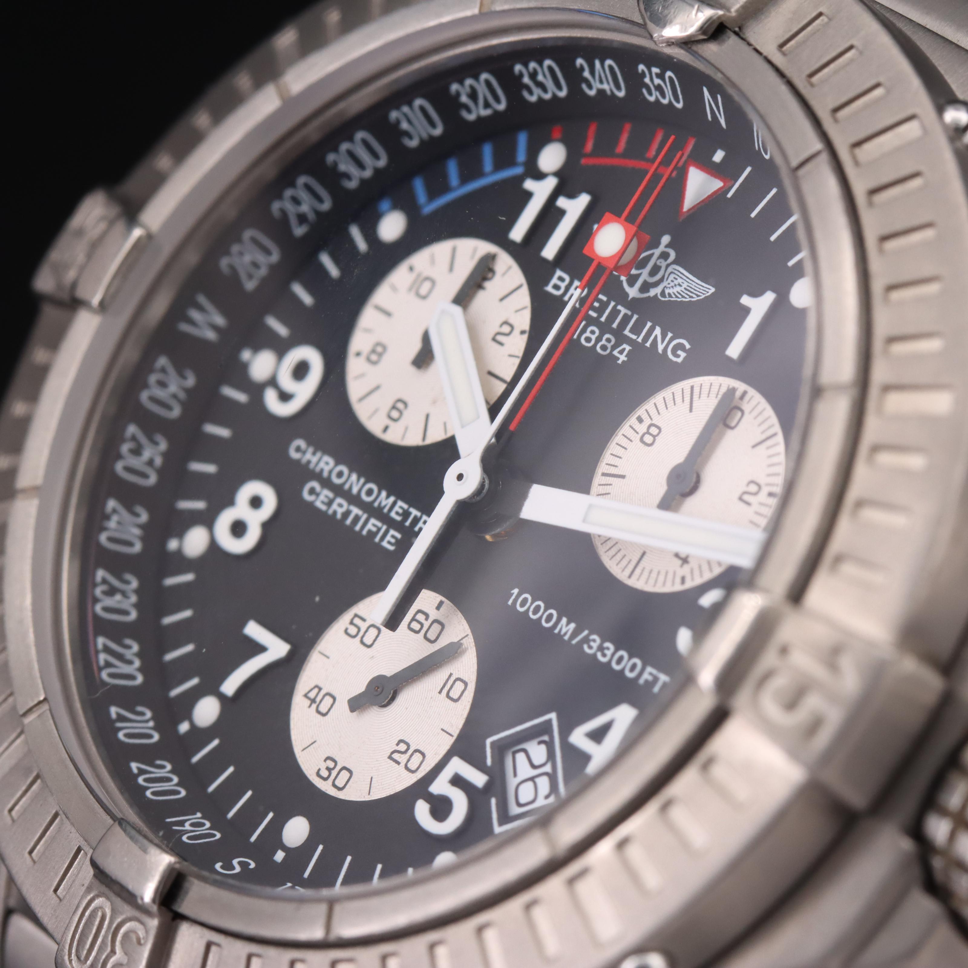 Breitling Avenger Titanium Chronograph Watch