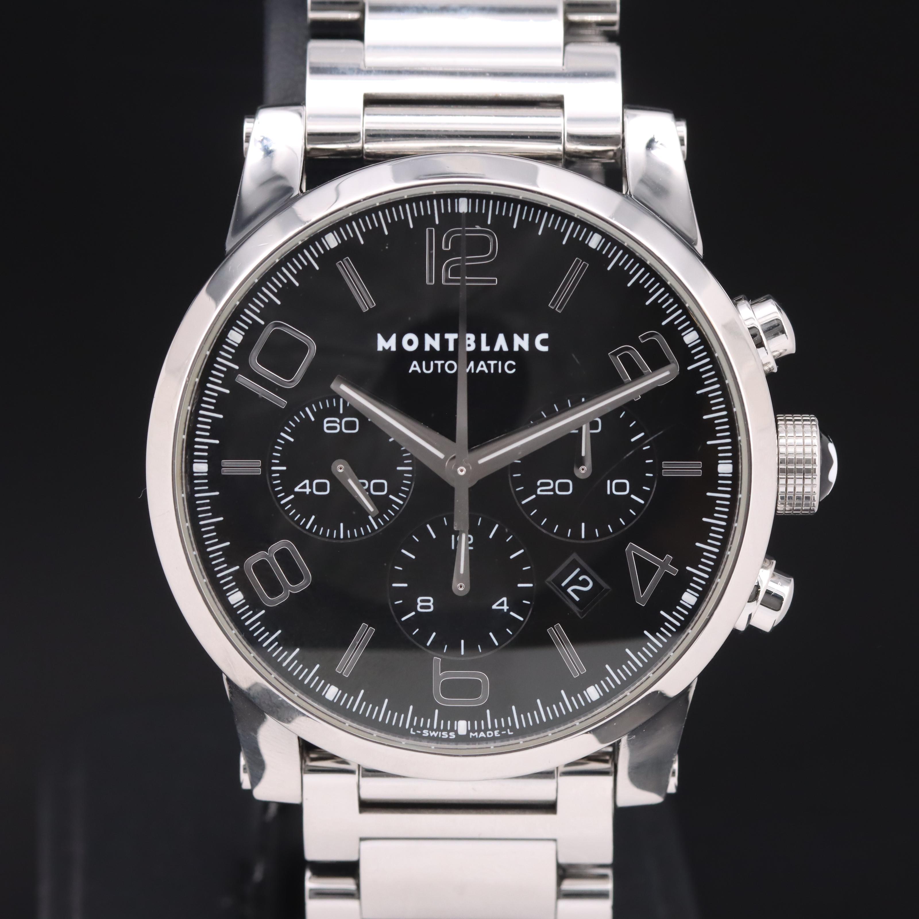 Montblanc Timewalker Stainless Steel Chronograph Watch