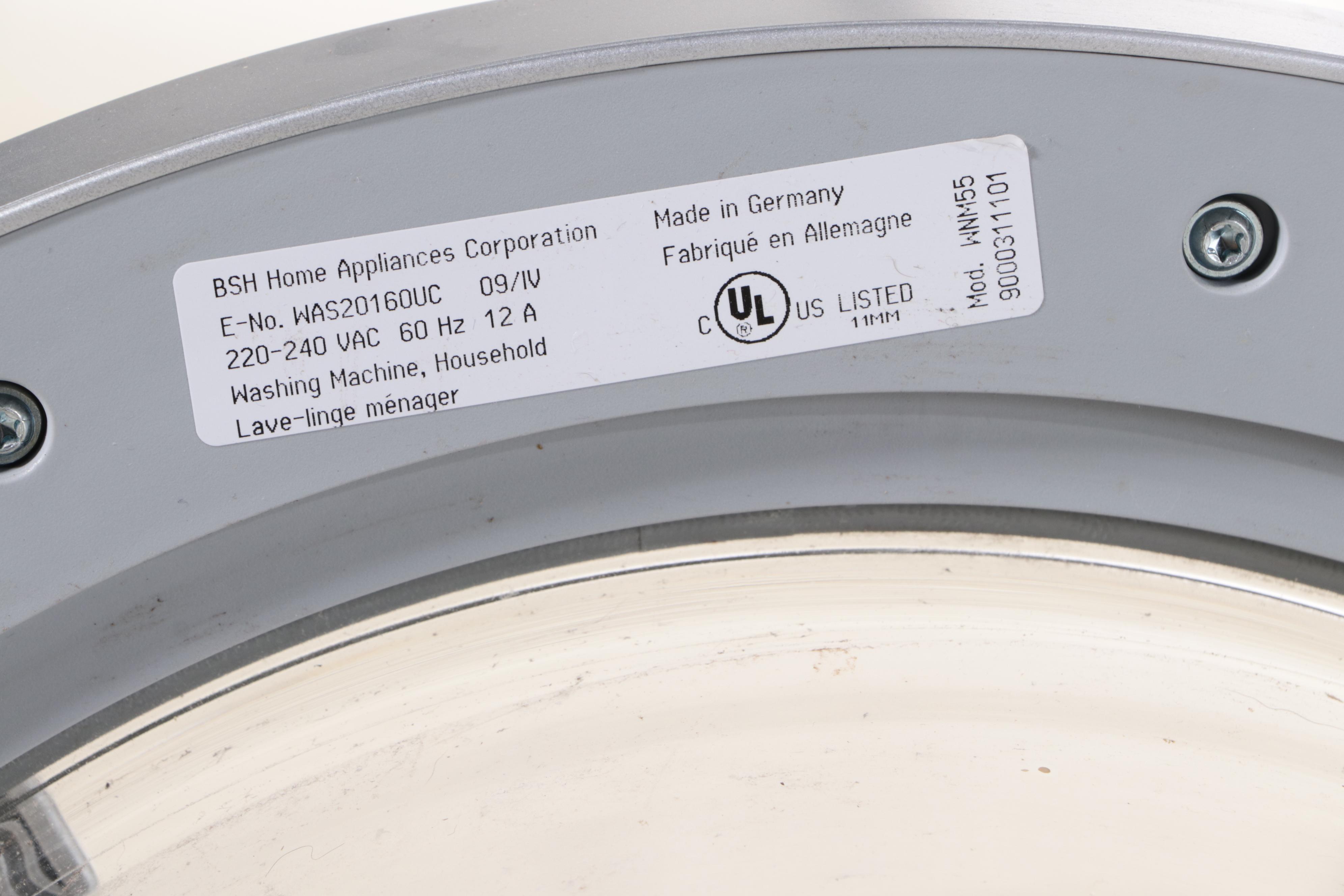 Bosch Axxis White Stacking Washer and Dryer