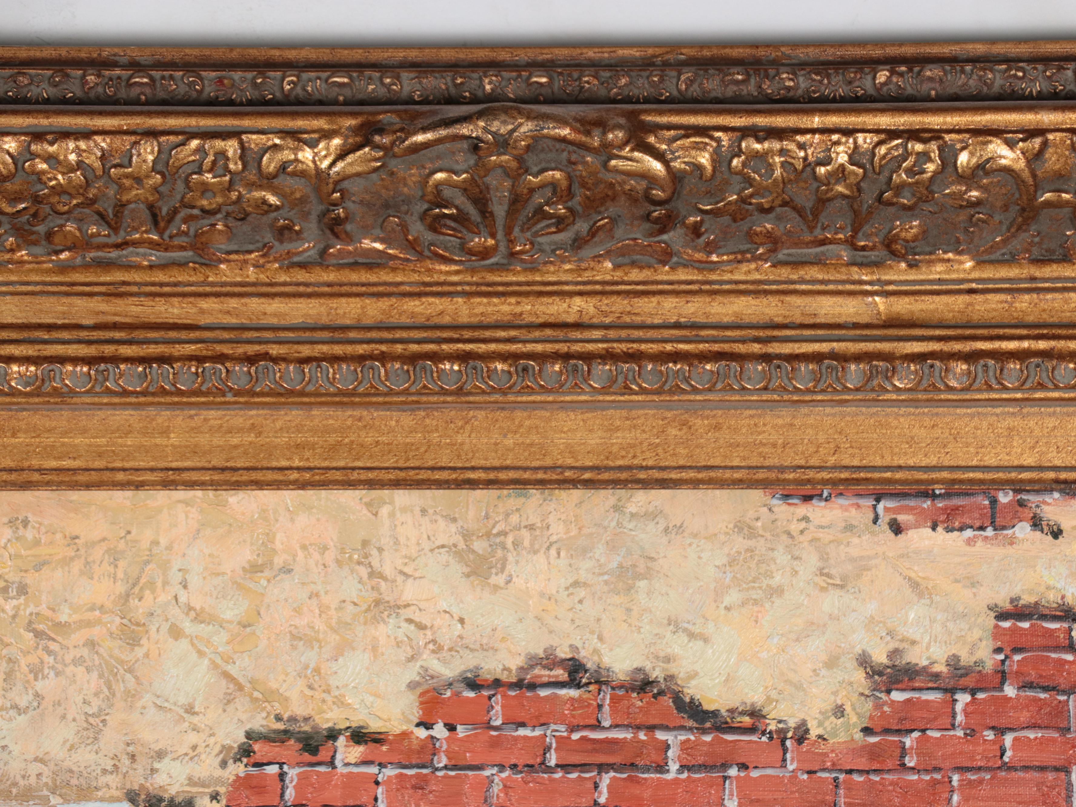 Oil Painting of Italian Street Scene