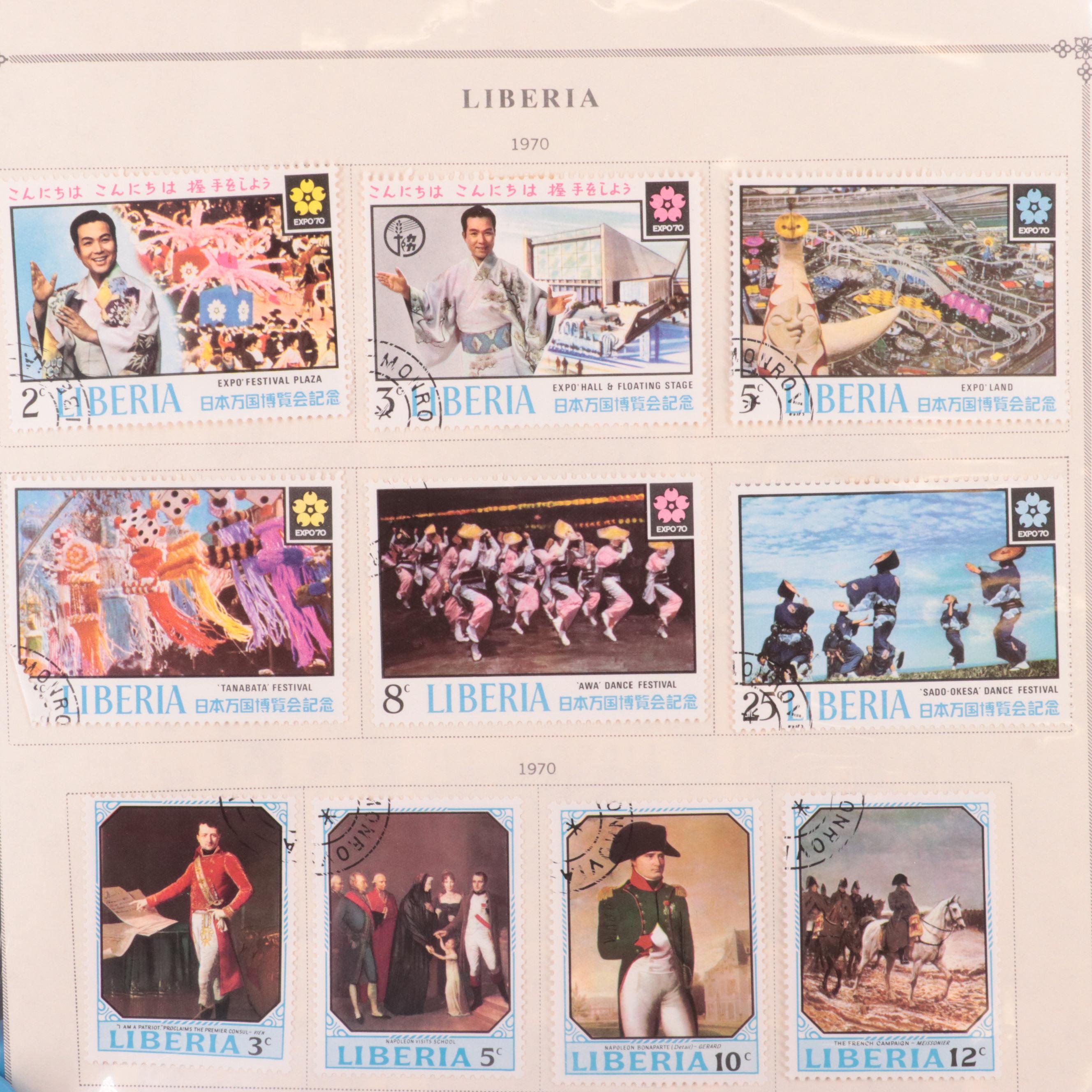 Postage Stamp Collection of World Stamps