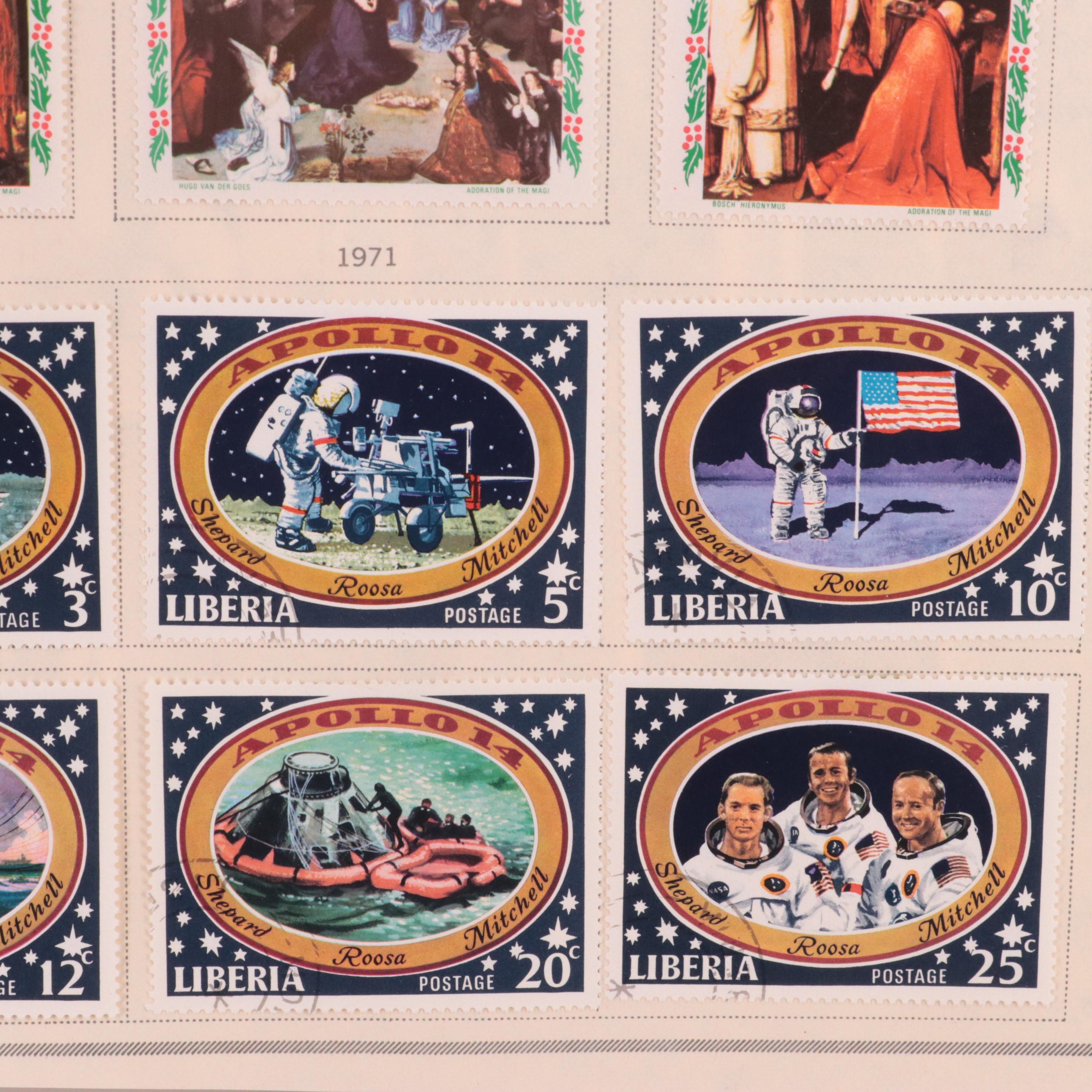 Postage Stamp Collection of World Stamps