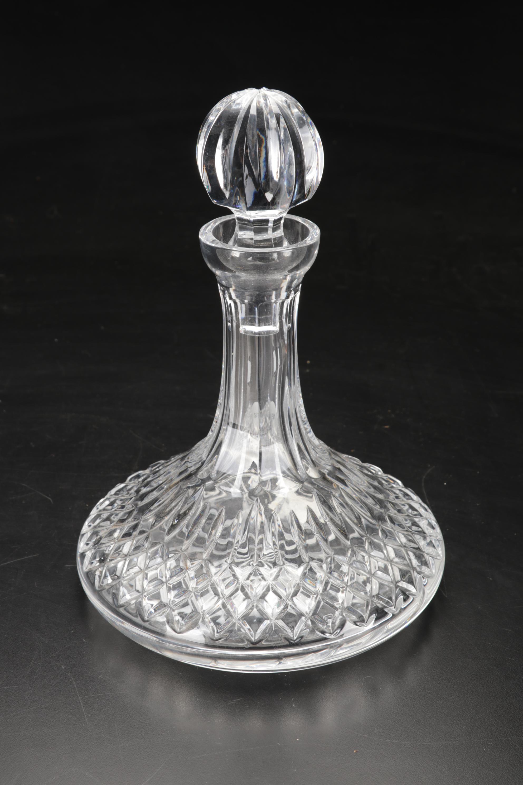 Waterford Crystal "Lismore" Ship's Decanter