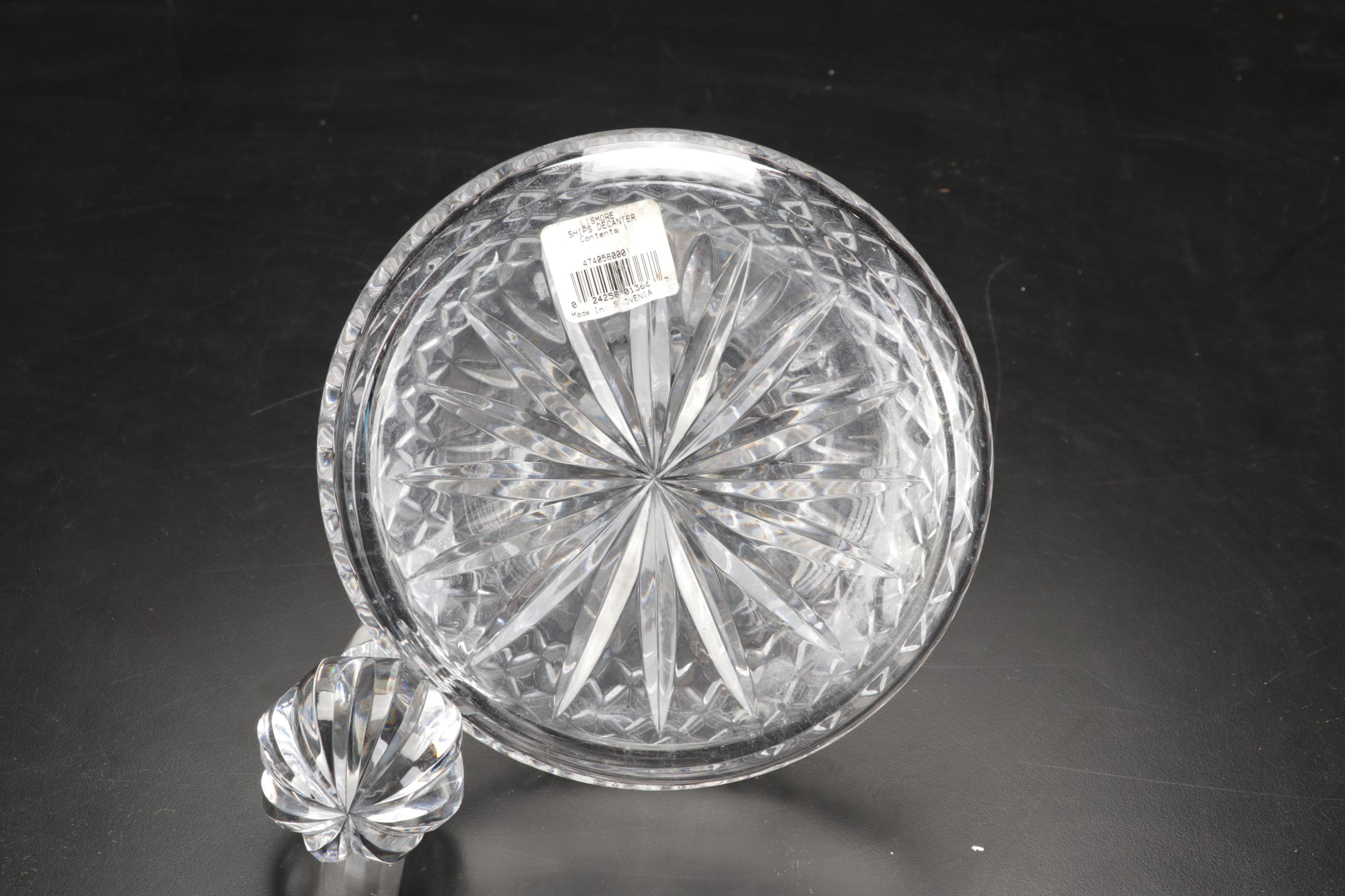 Waterford Crystal "Lismore" Ship's Decanter