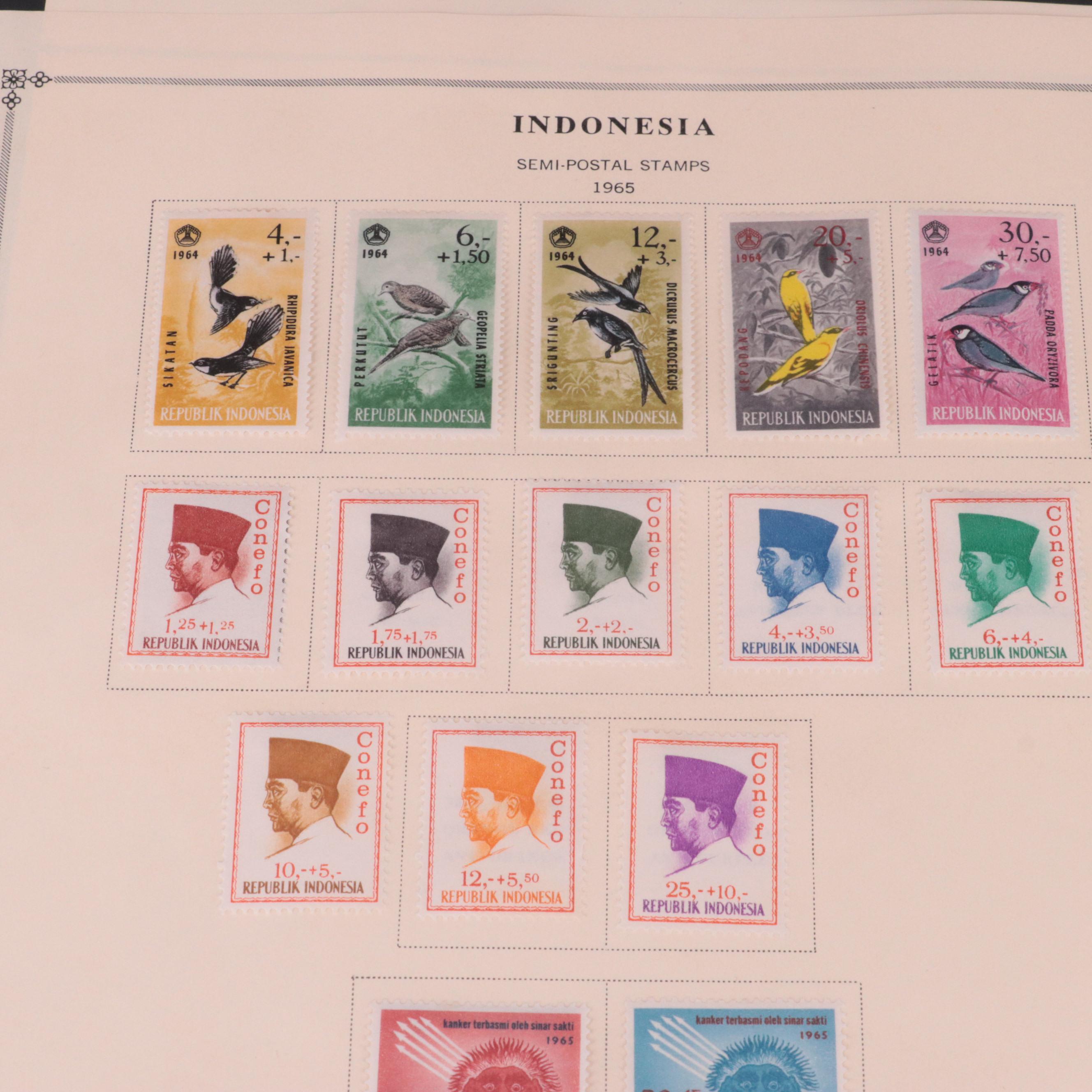 Postage Stamp Collection of World Stamps