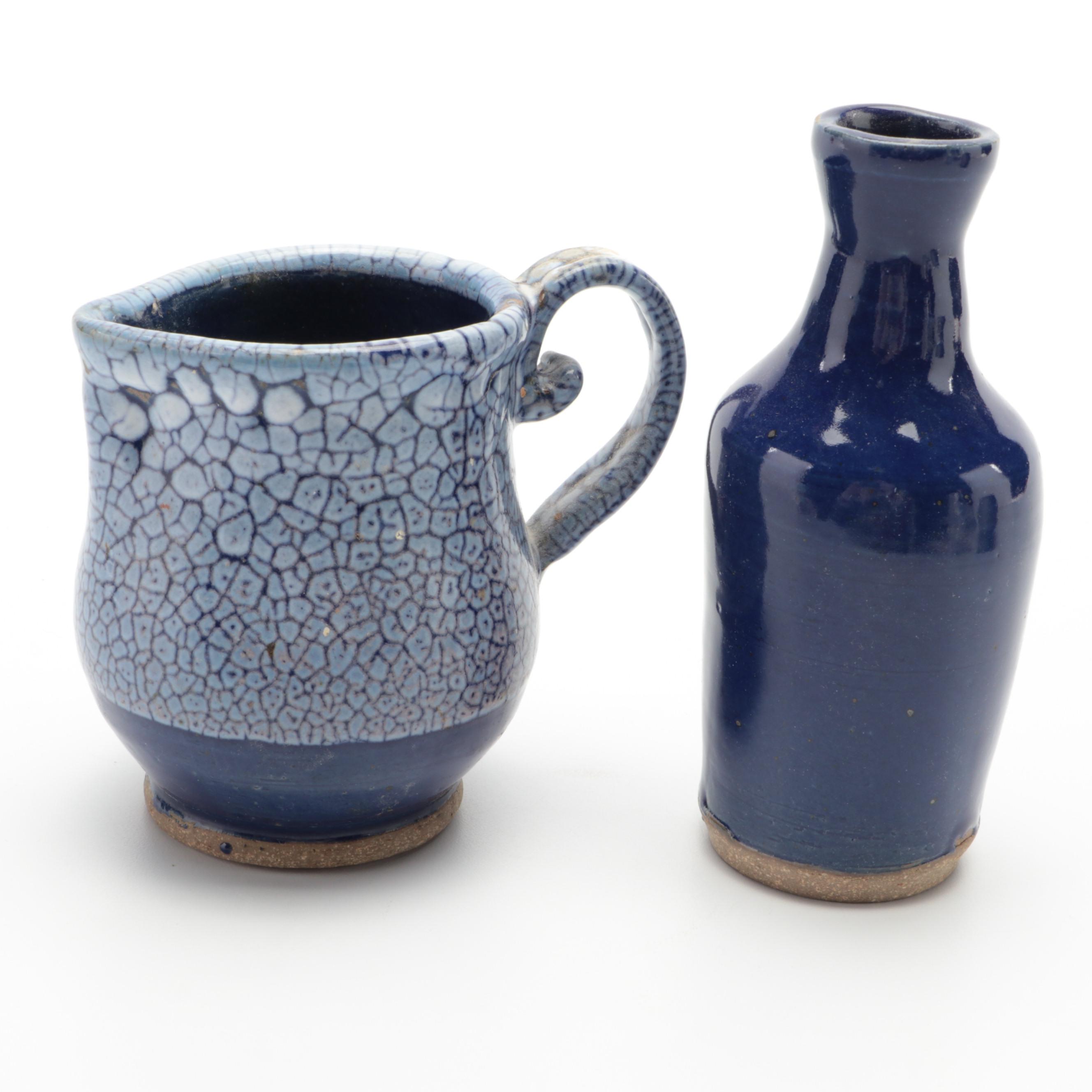 Dutch Delftware with American Blue and White Art Pottery Collection