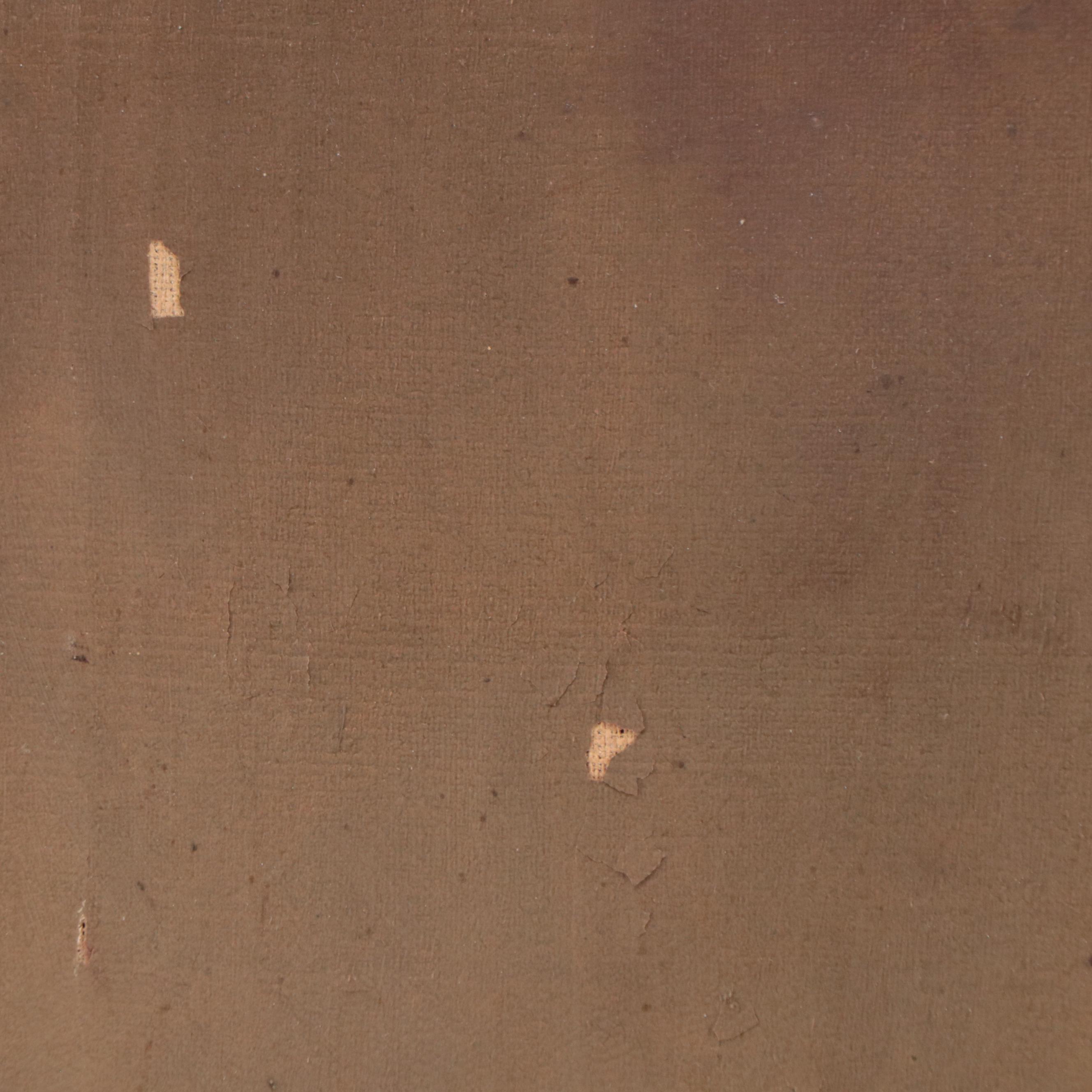 American School Oil Painting of a Matronly Woman, Mid 19th Century