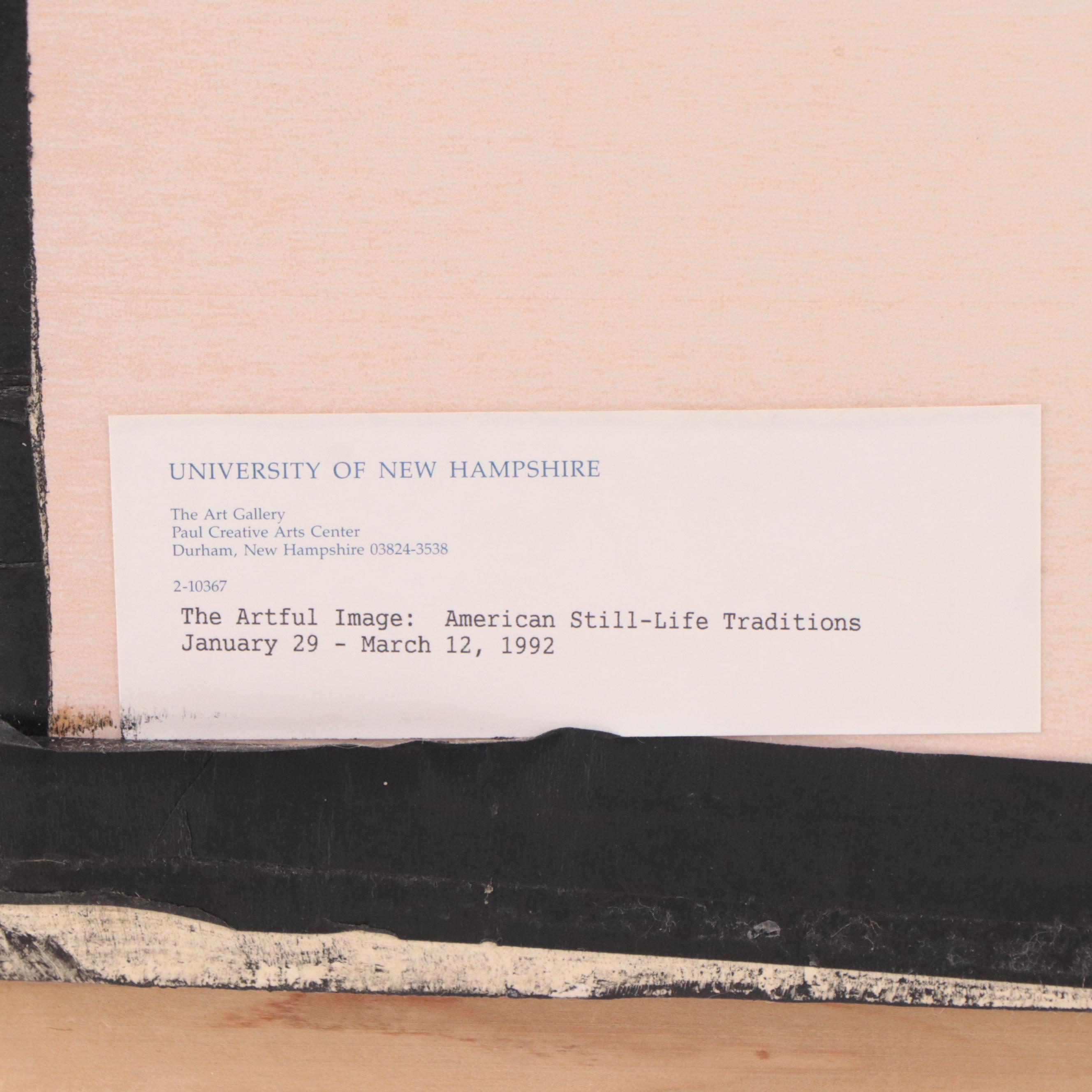 Jane Peterson Oil Painting "Zinnias," 1929