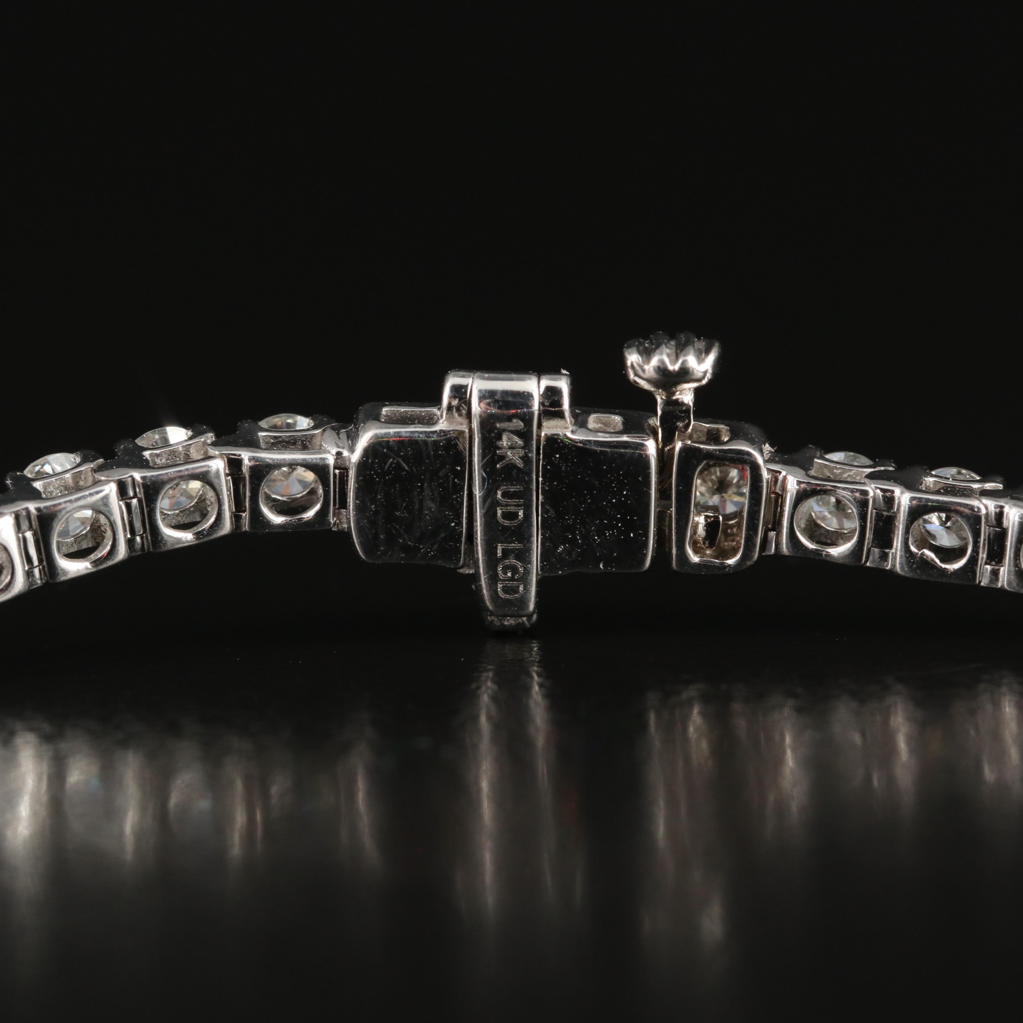 14K 3.90 CTW Lab Grown Diamond Line Bracelet