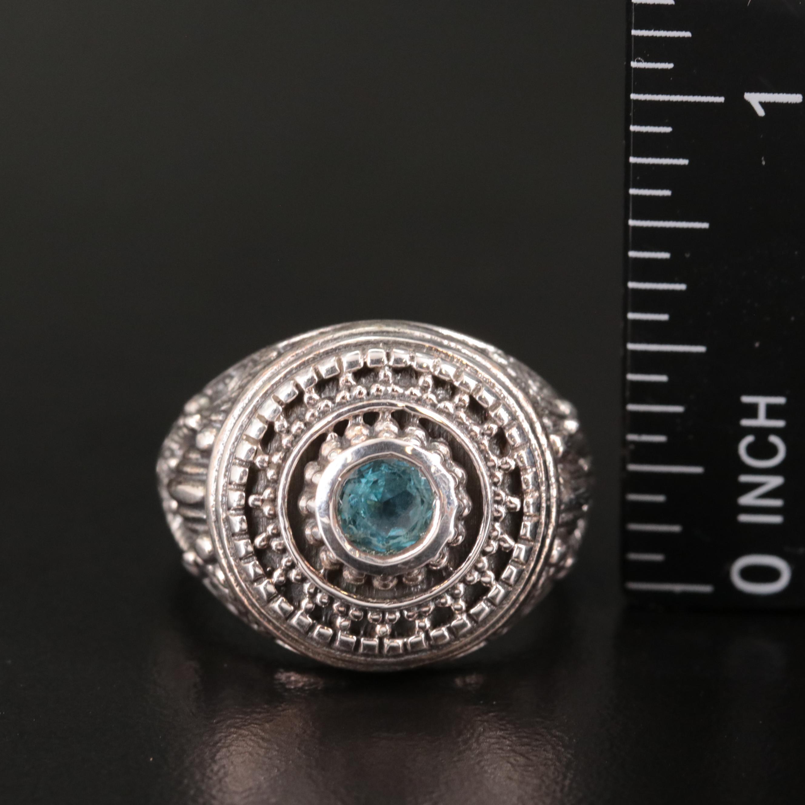 Sterling Blue Topaz Ring