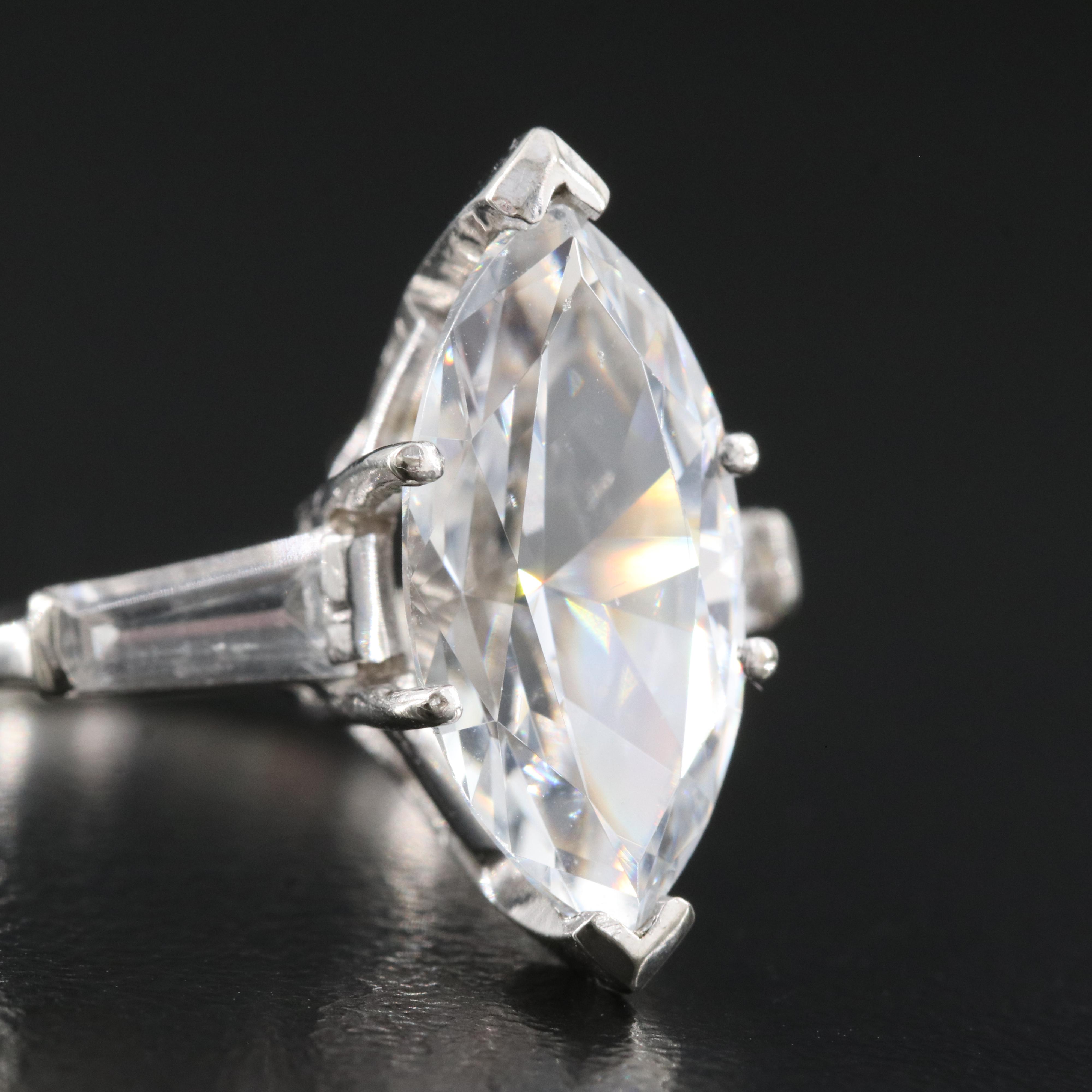 10K Yttrium Aluminum Garnet and Spinel Ring