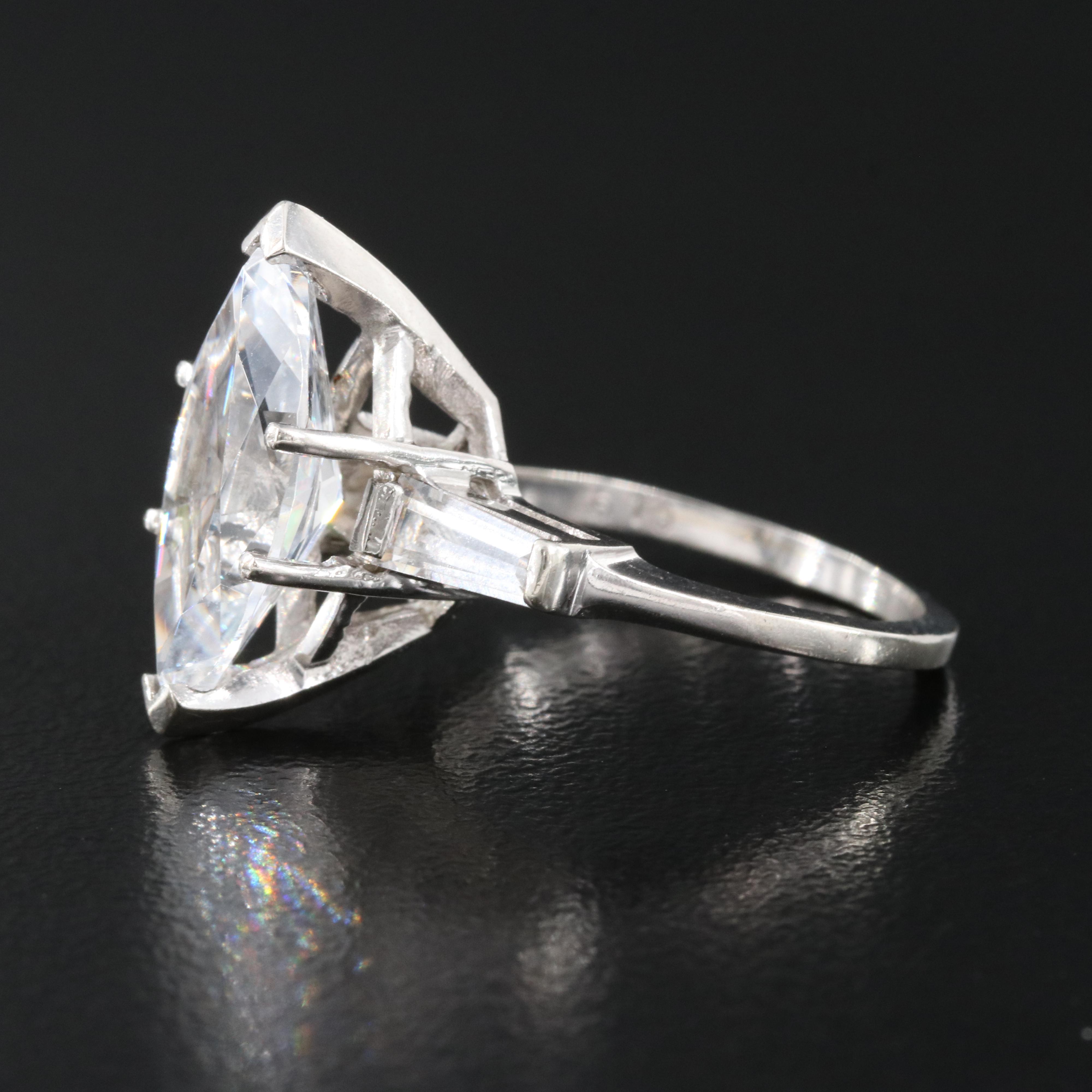 10K Yttrium Aluminum Garnet and Spinel Ring