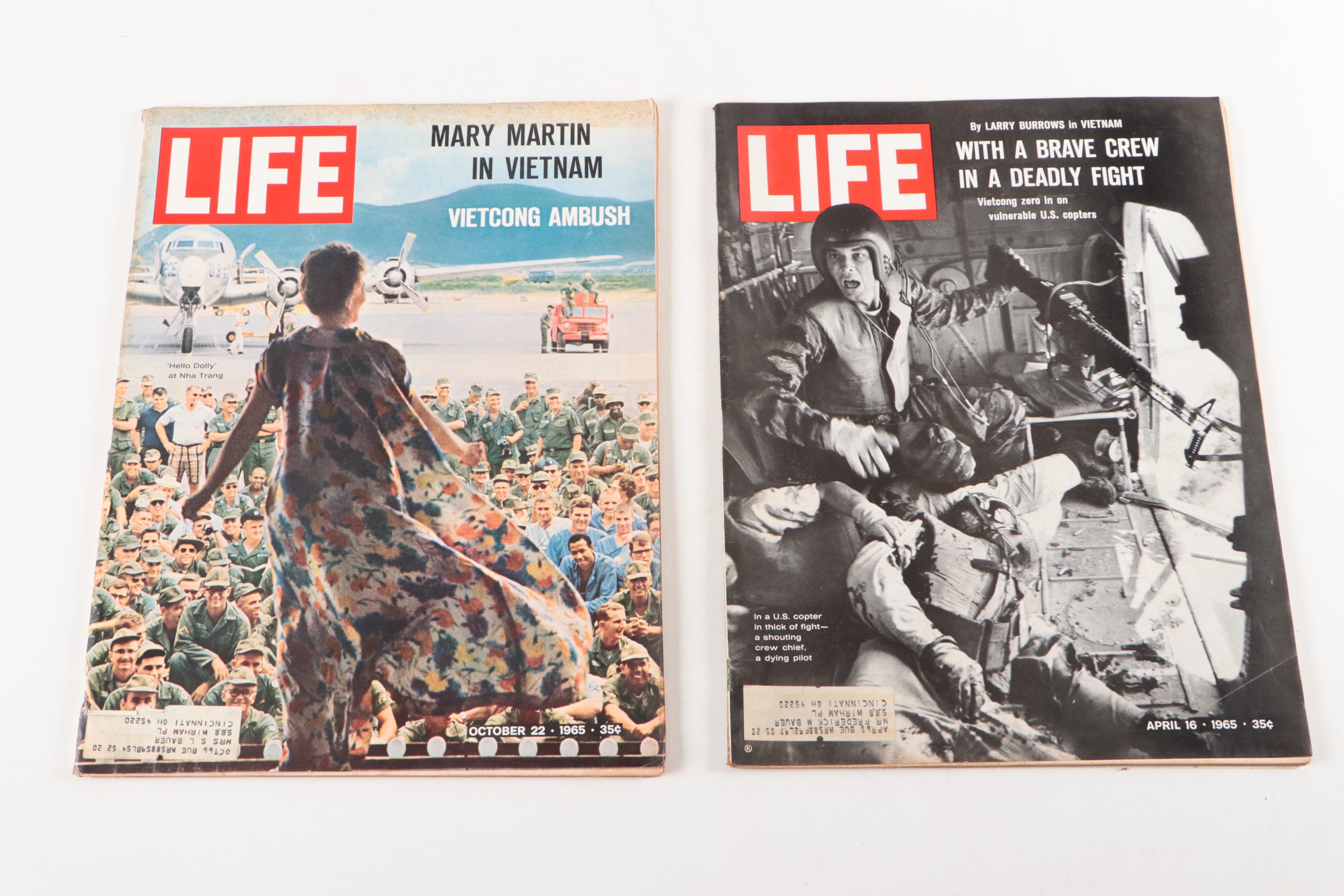 "LIFE" Magazine Issues Featuring the Vietnam War, 1964–1965