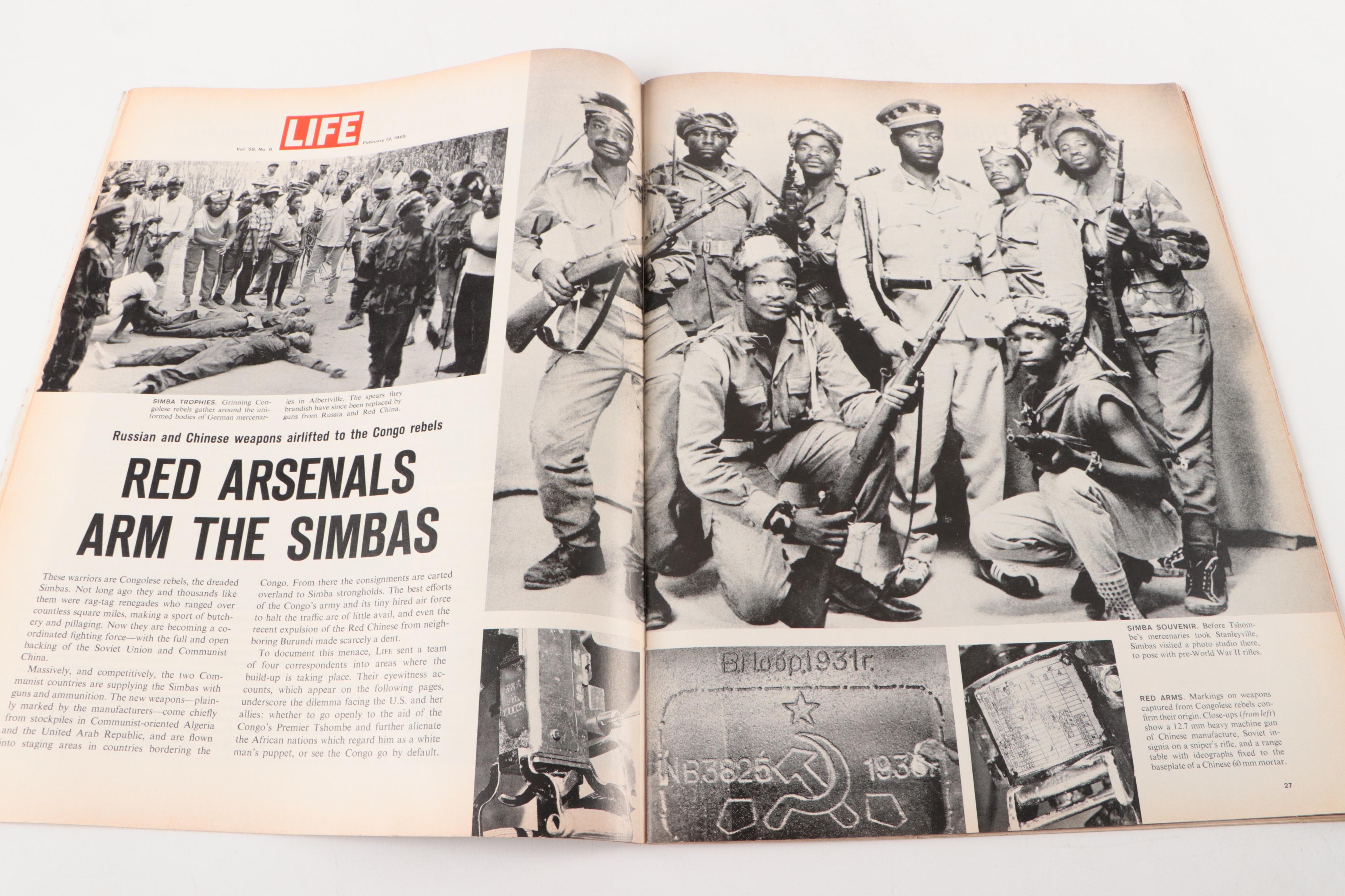 "LIFE" Magazine Issues Featuring the Vietnam War, 1964–1965