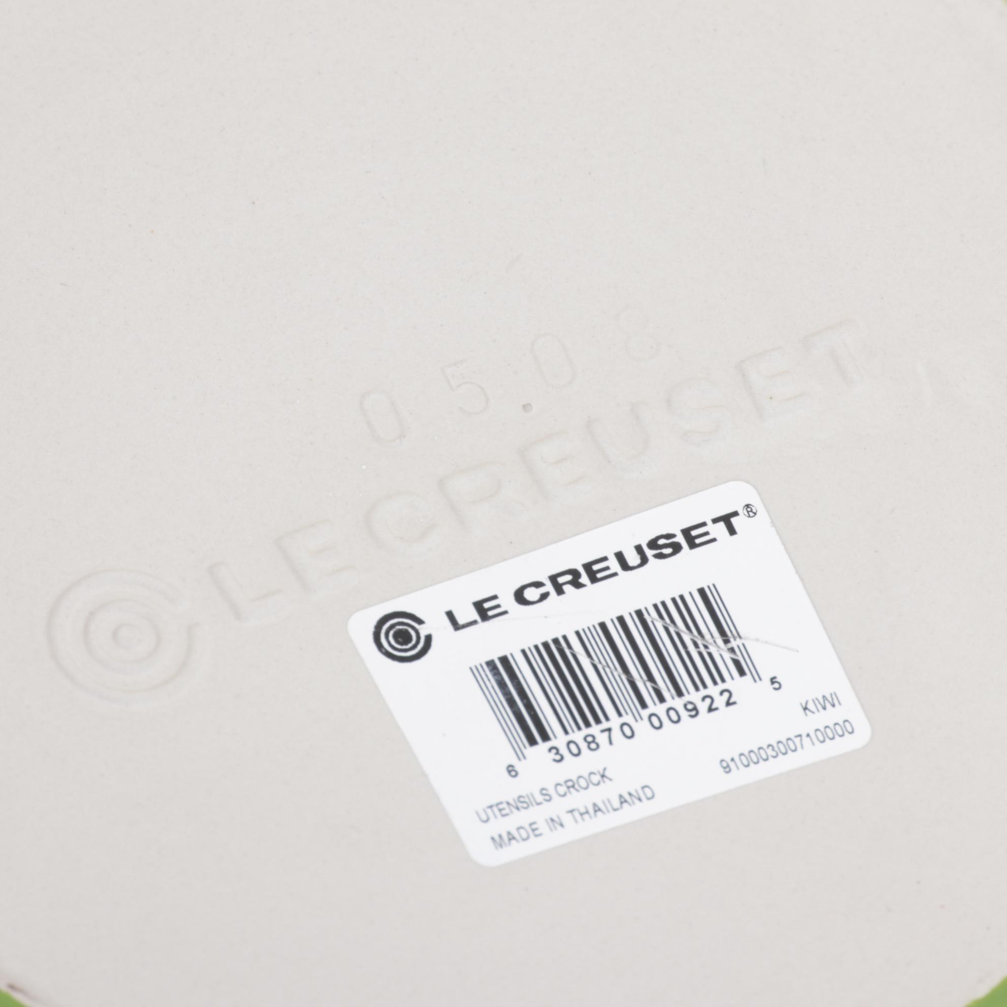 Le Creuset Stoneware Utensil Crocks with Ramekins and Jucier