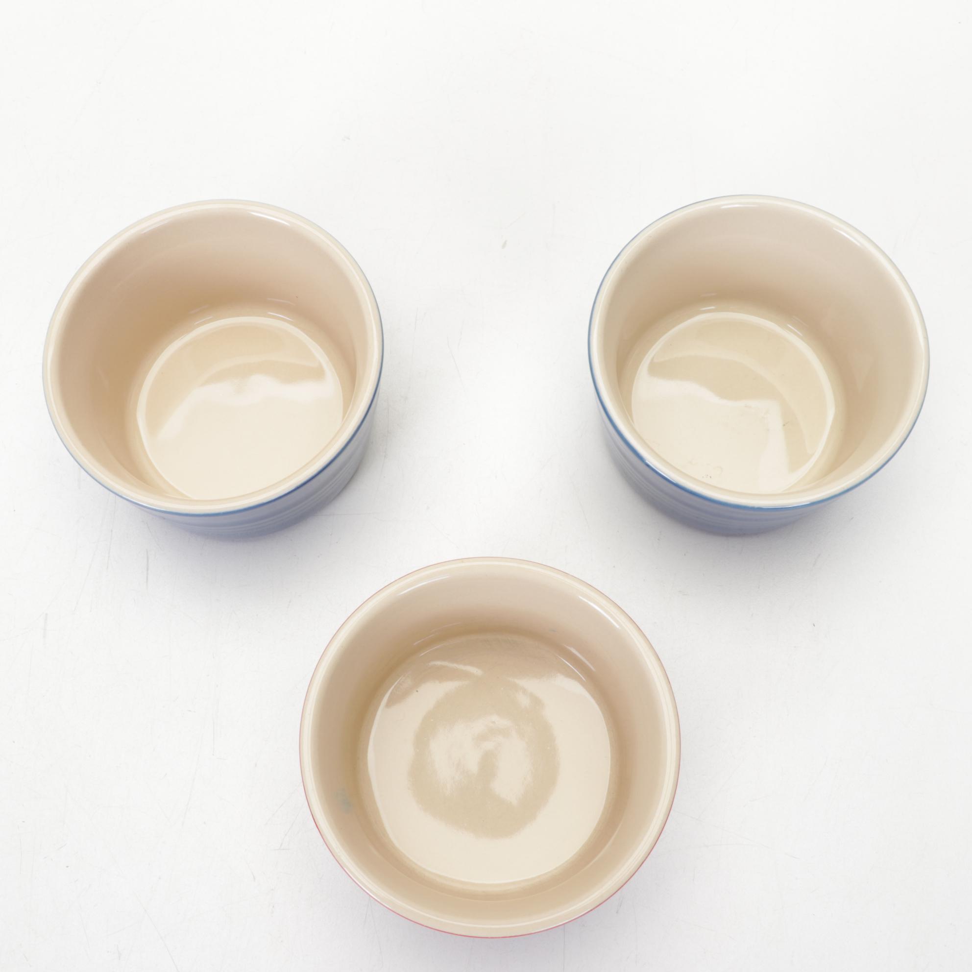 Le Creuset Stoneware Utensil Crocks with Ramekins and Jucier