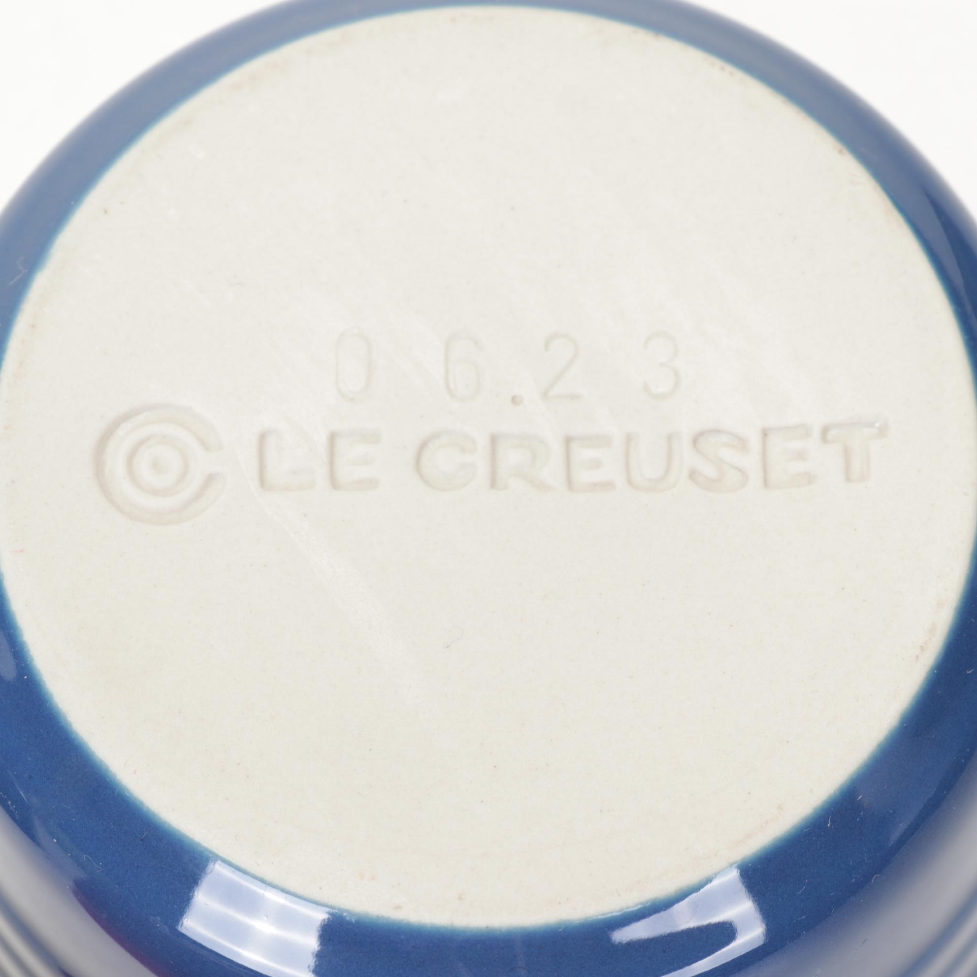 Le Creuset Stoneware Utensil Crocks with Ramekins and Jucier