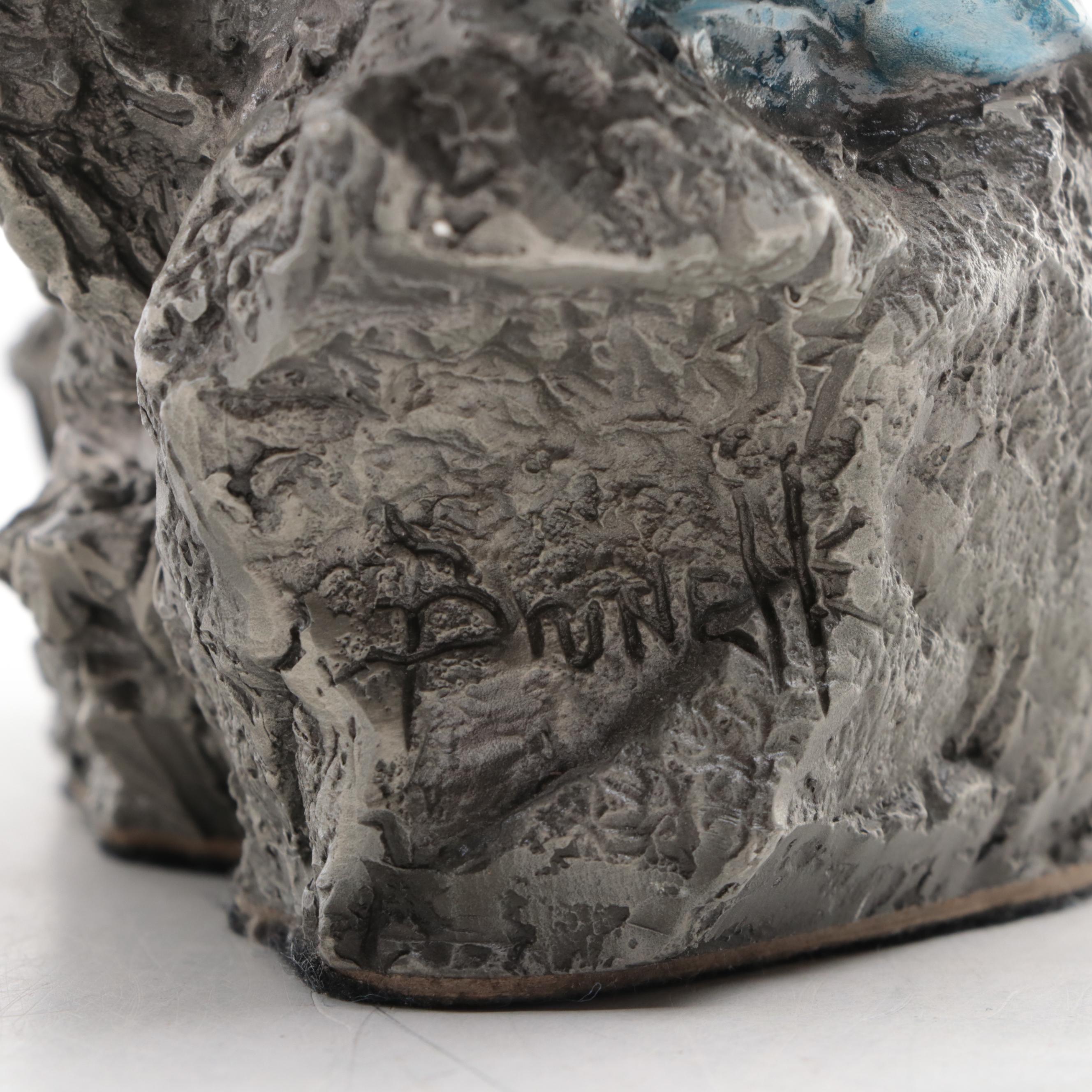 Paul Brunell for Franklin Mint "Bald Eagle" Pewter Statue