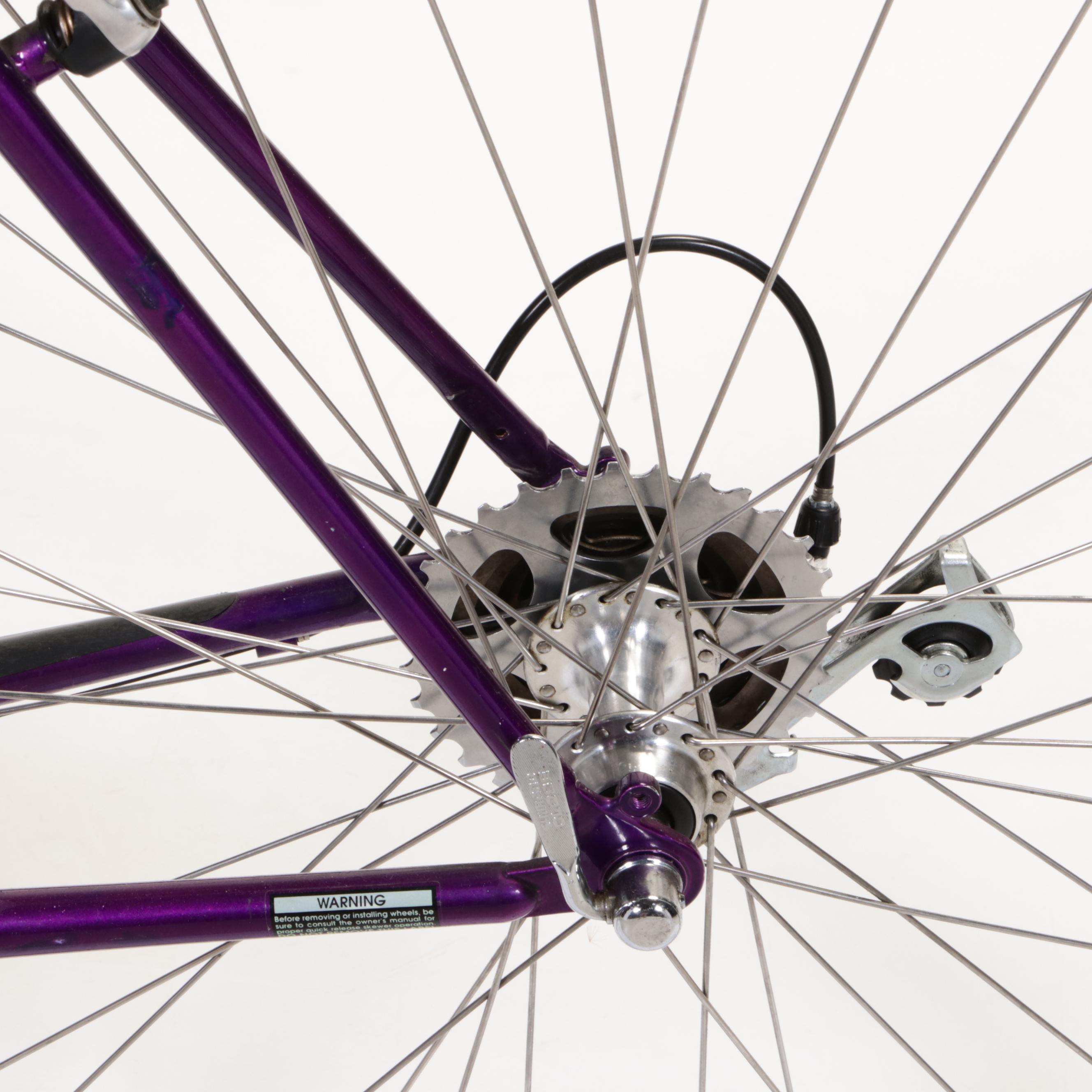 Bianchi Advantage Purple Hybrid Bicycle