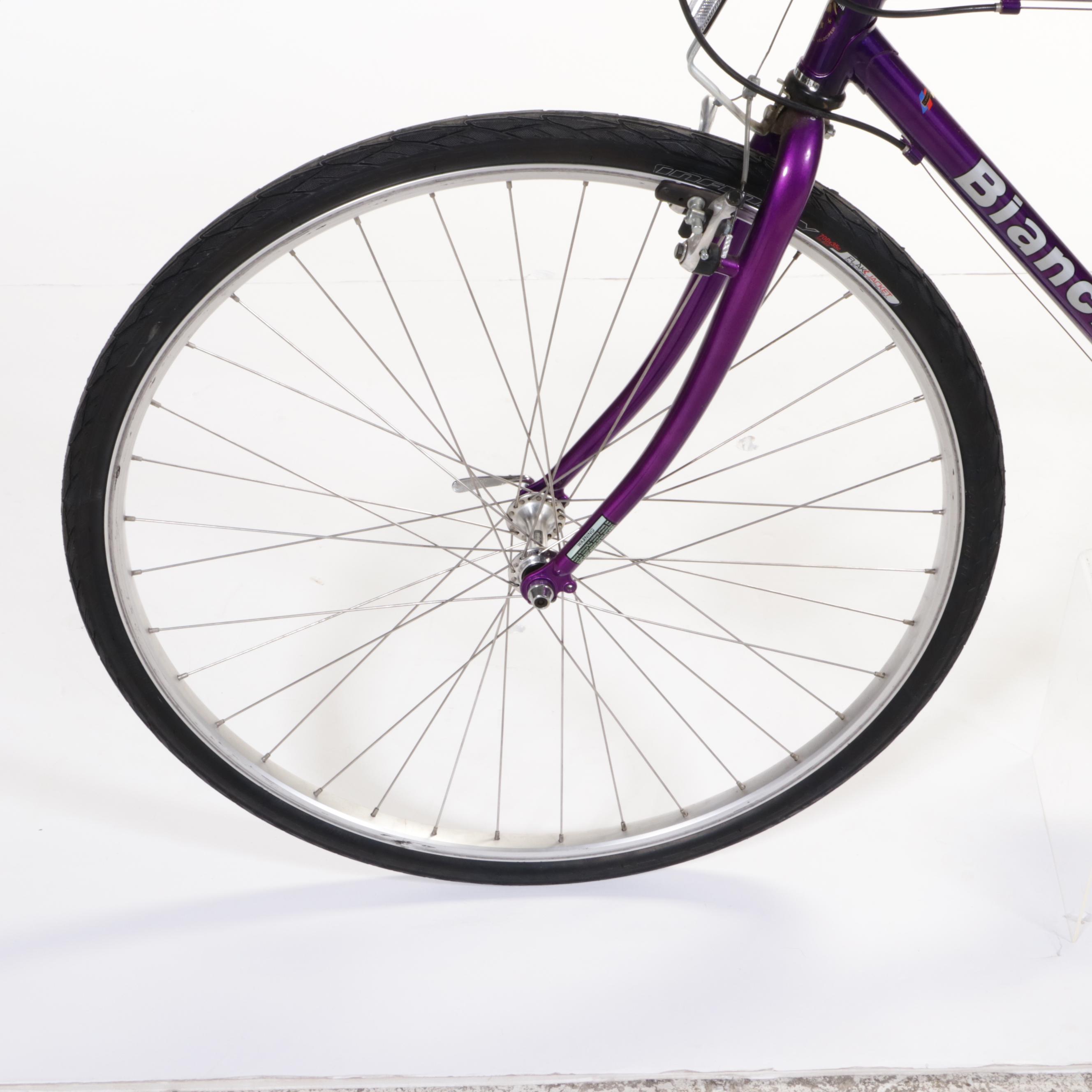 Bianchi Advantage Purple Hybrid Bicycle