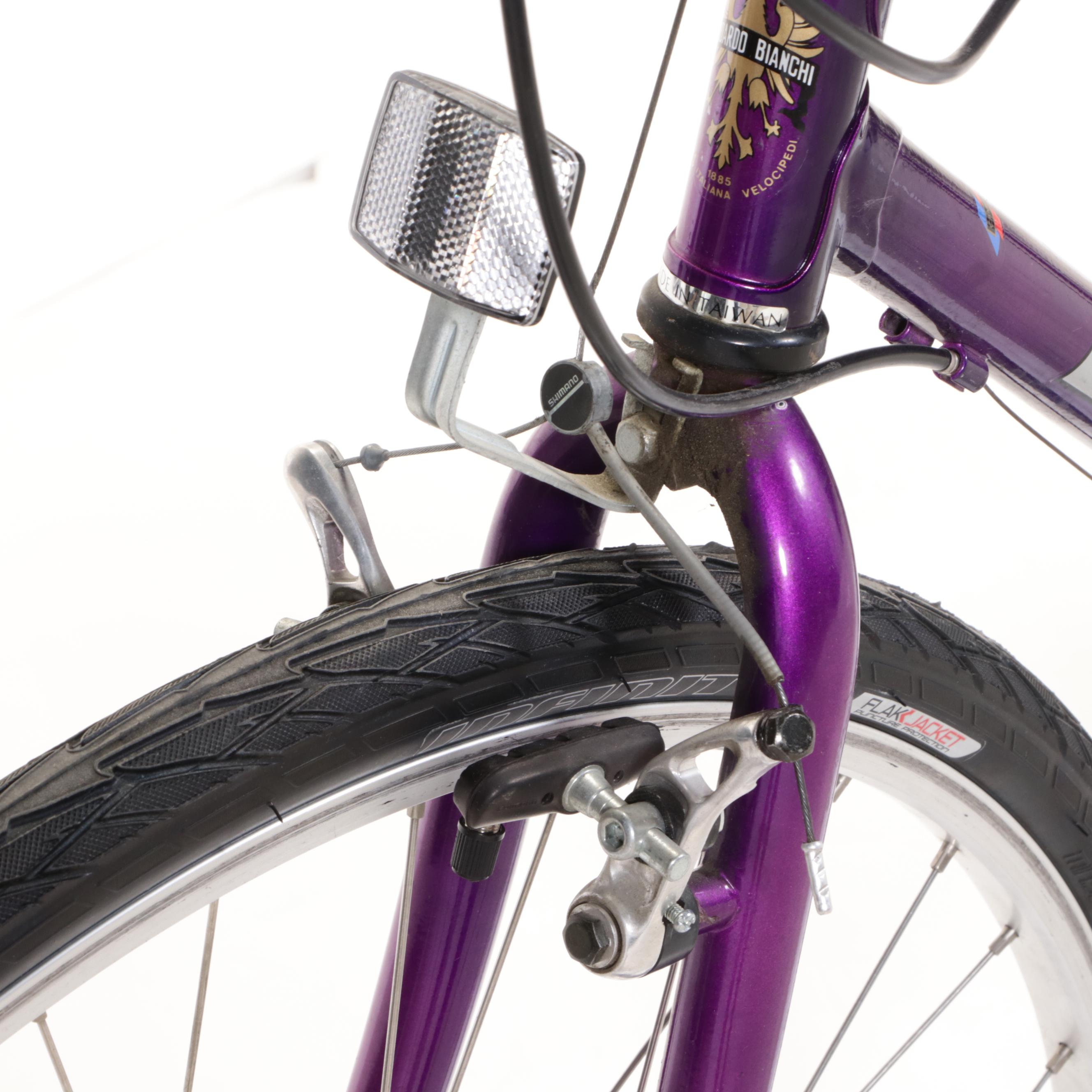 Bianchi Advantage Purple Hybrid Bicycle