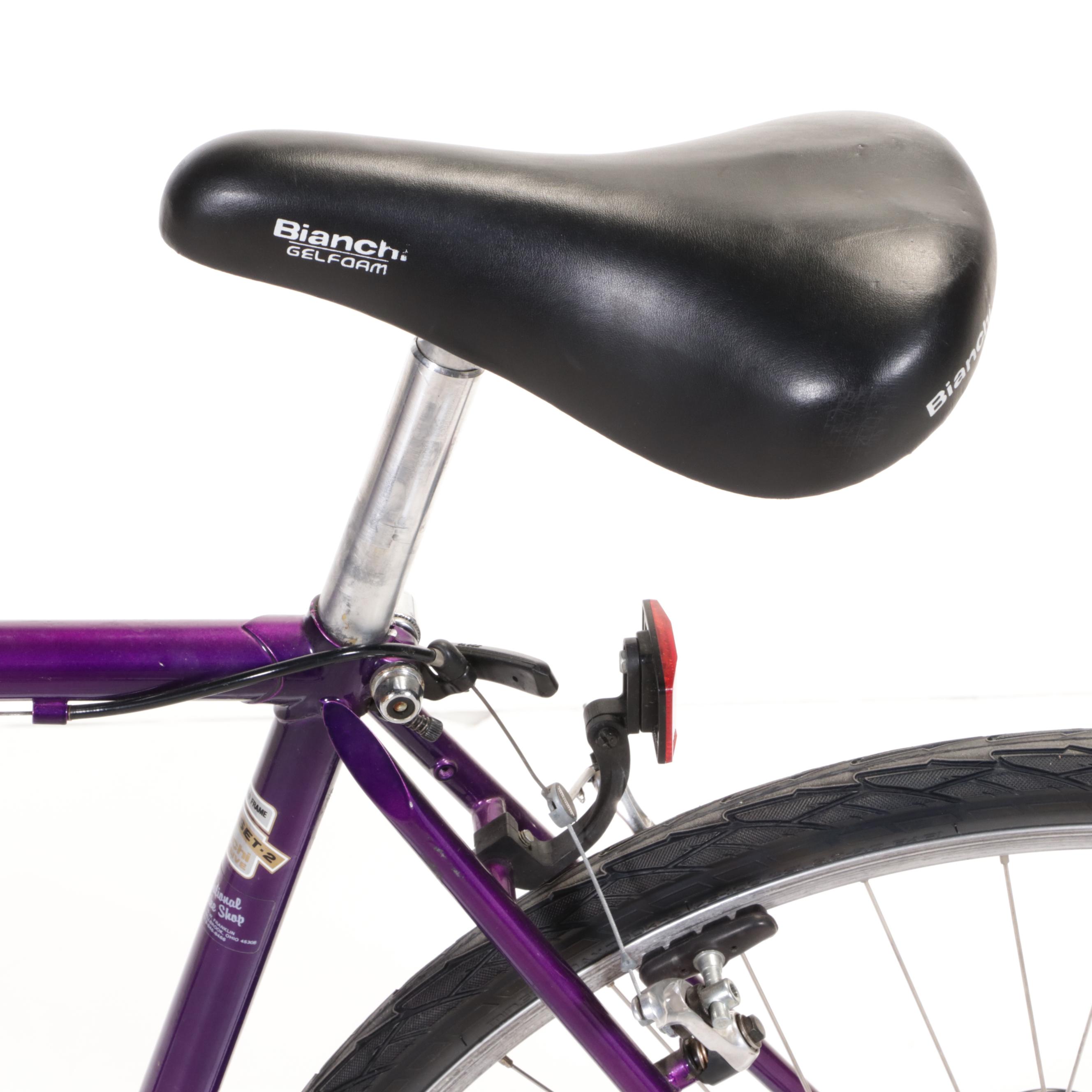 Bianchi Advantage Purple Hybrid Bicycle