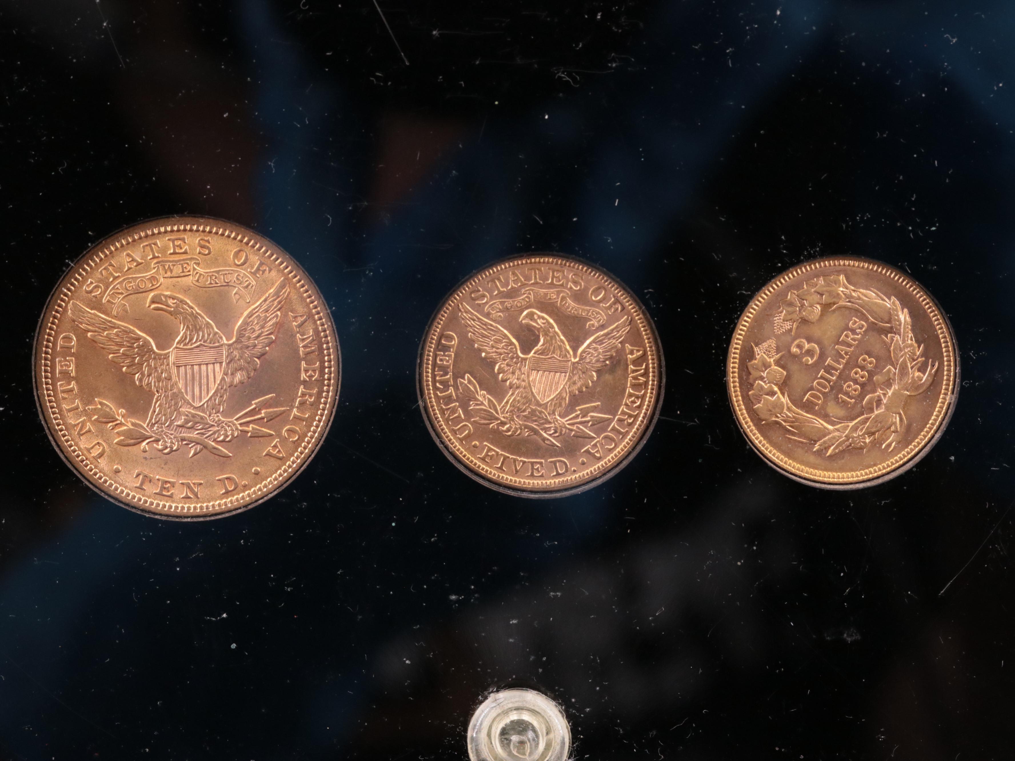 Complete 11 Coin United States Gold Type Set Collection