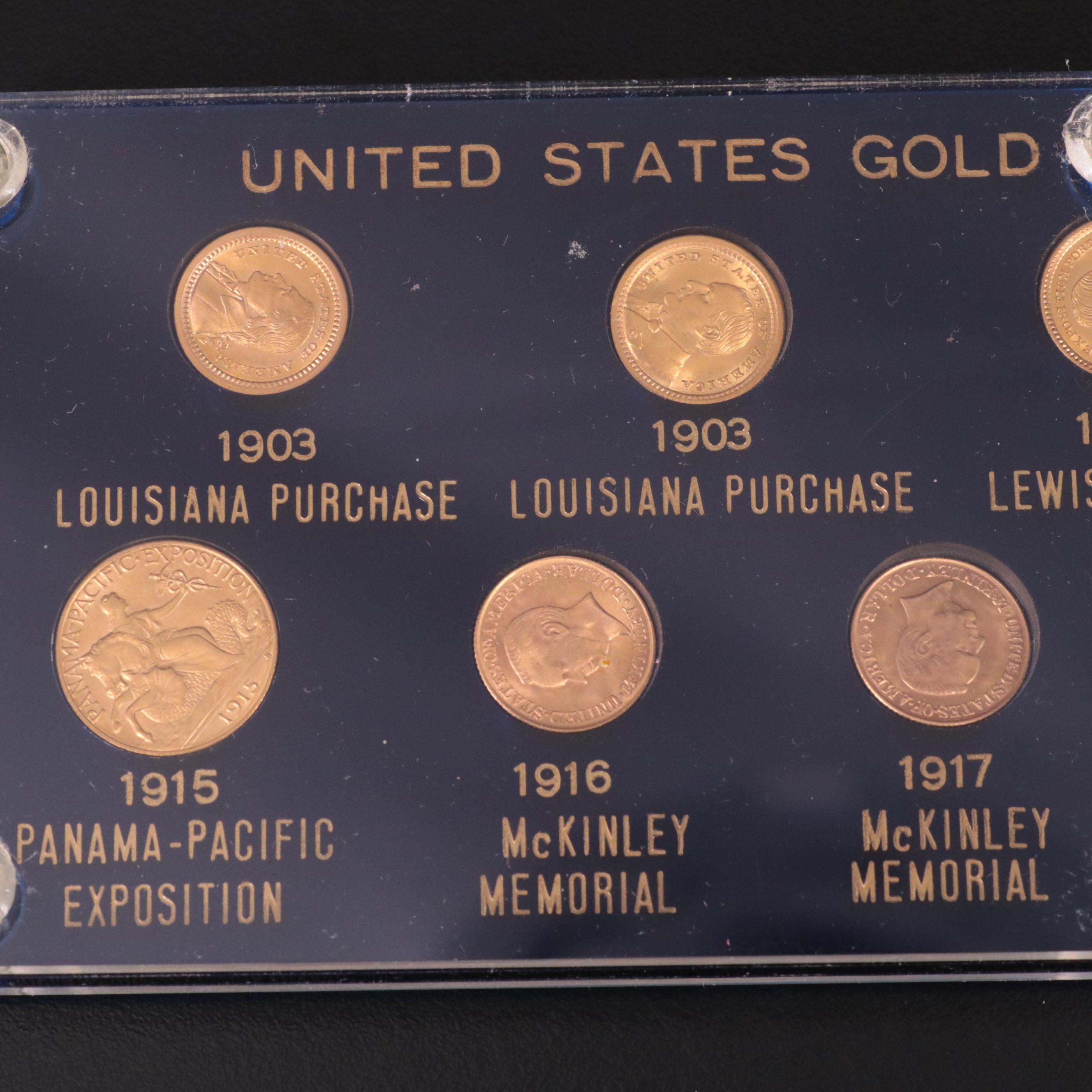 Complete 11 Coin United States Gold Commemorative Coins Collection