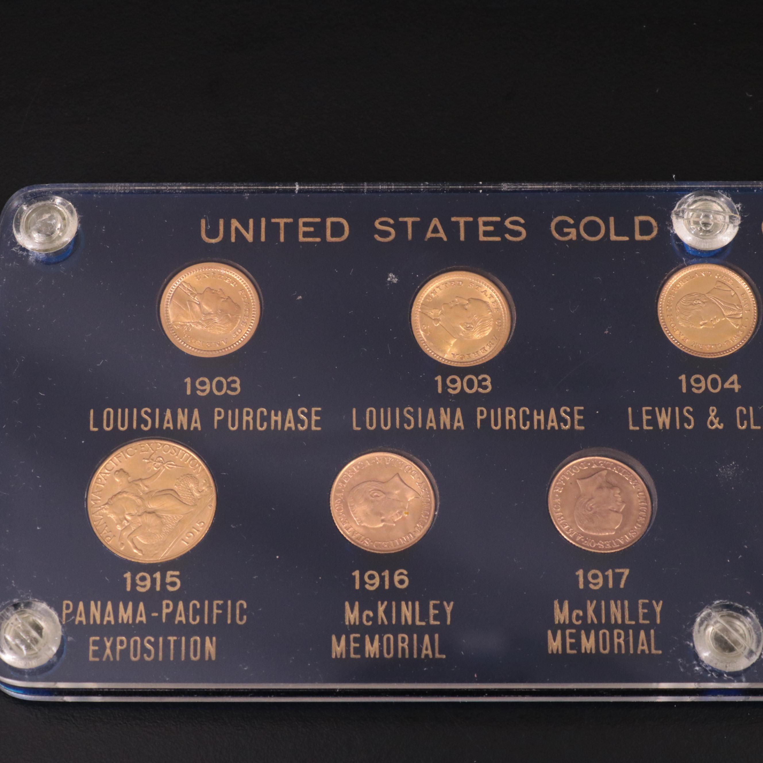 Complete 11 Coin United States Gold Commemorative Coins Collection