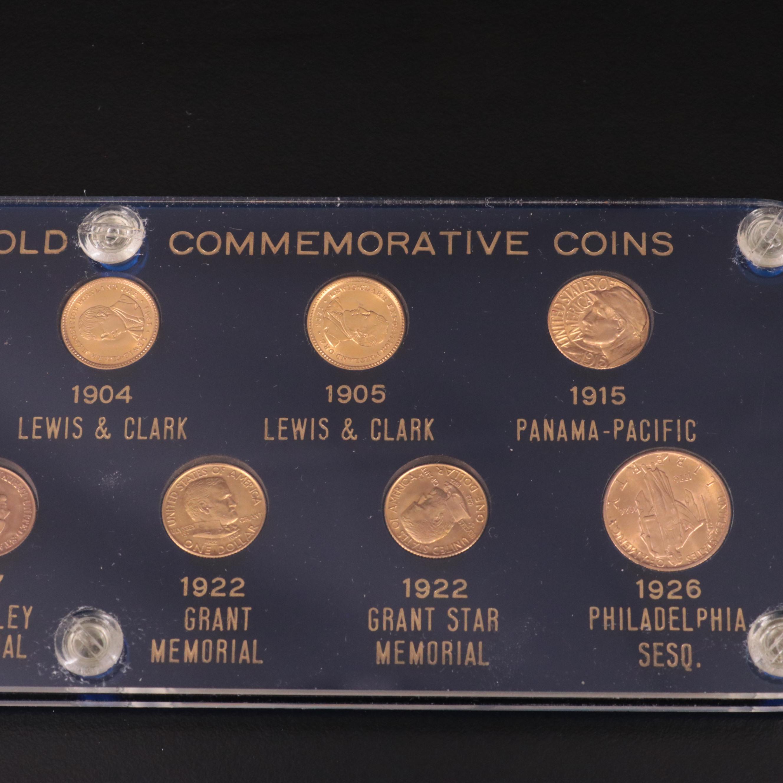 Complete 11 Coin United States Gold Commemorative Coins Collection