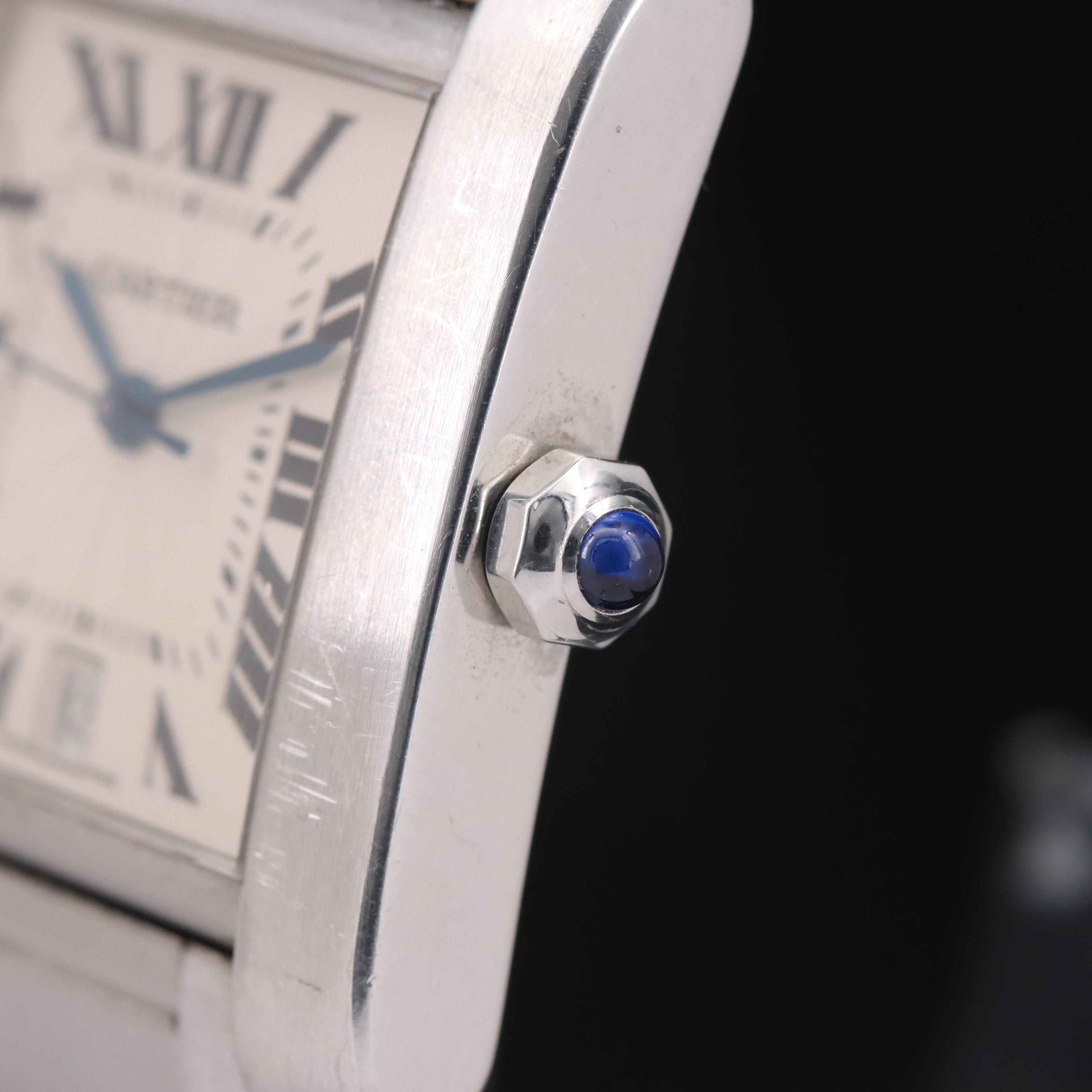 Cartier Tank Francaise Stainless Steel Automatic with Date Watch
