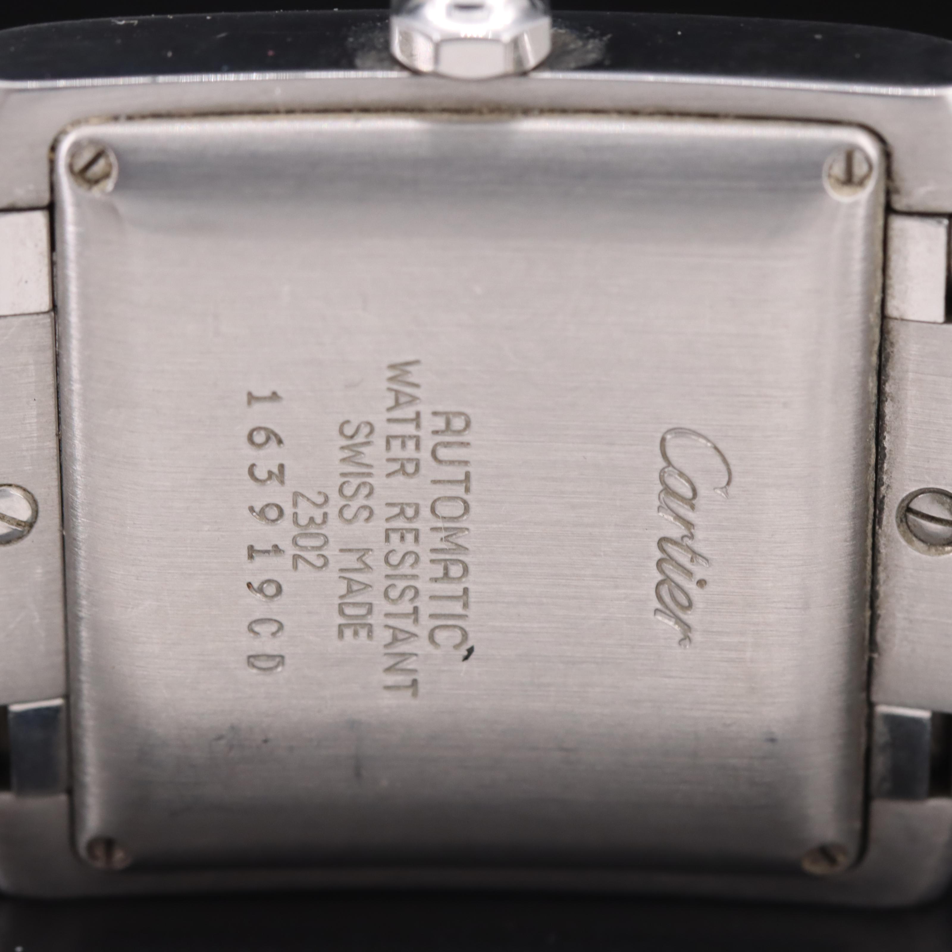 Cartier Tank Francaise Stainless Steel Automatic with Date Watch