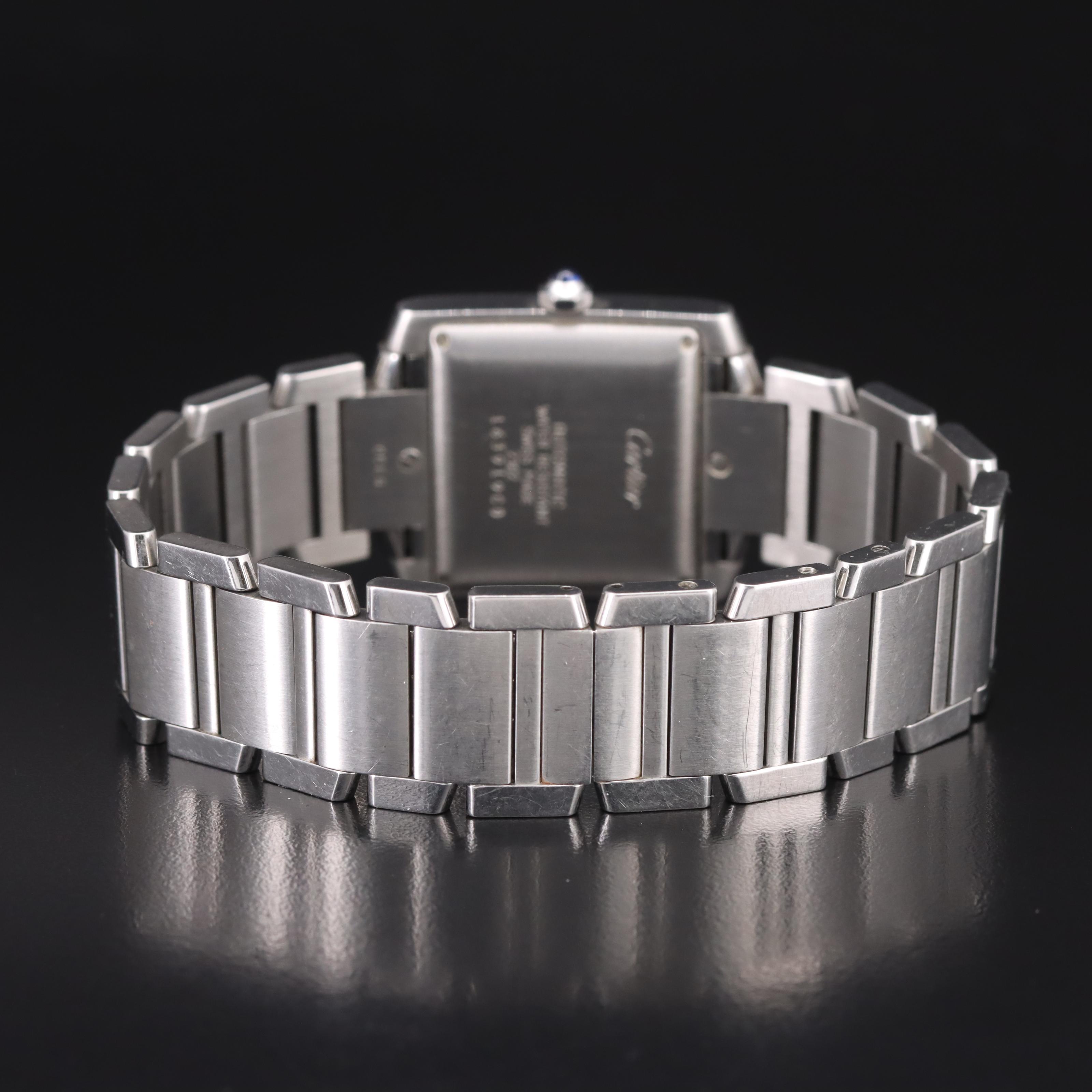 Cartier Tank Francaise Stainless Steel Automatic with Date Watch