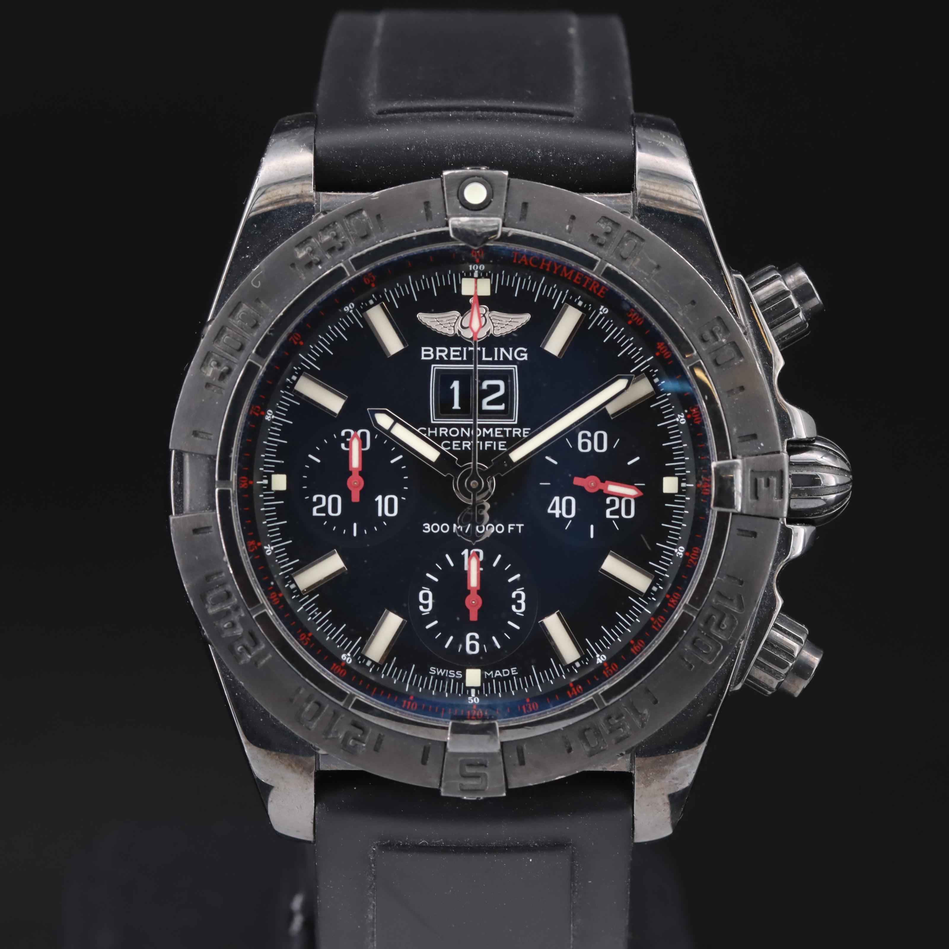 Breitling Black Bird Chronograph Watch