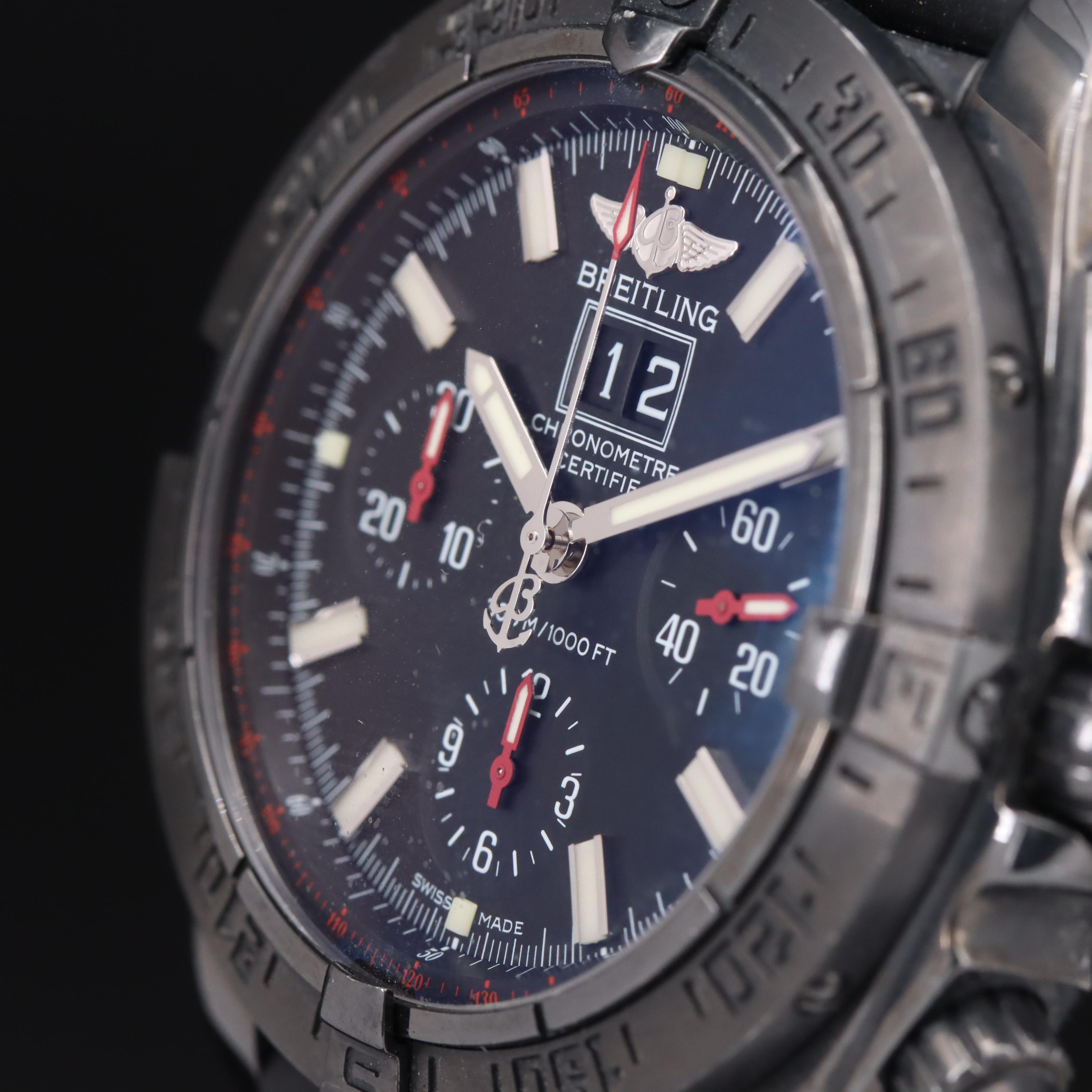 Breitling Black Bird Chronograph Watch