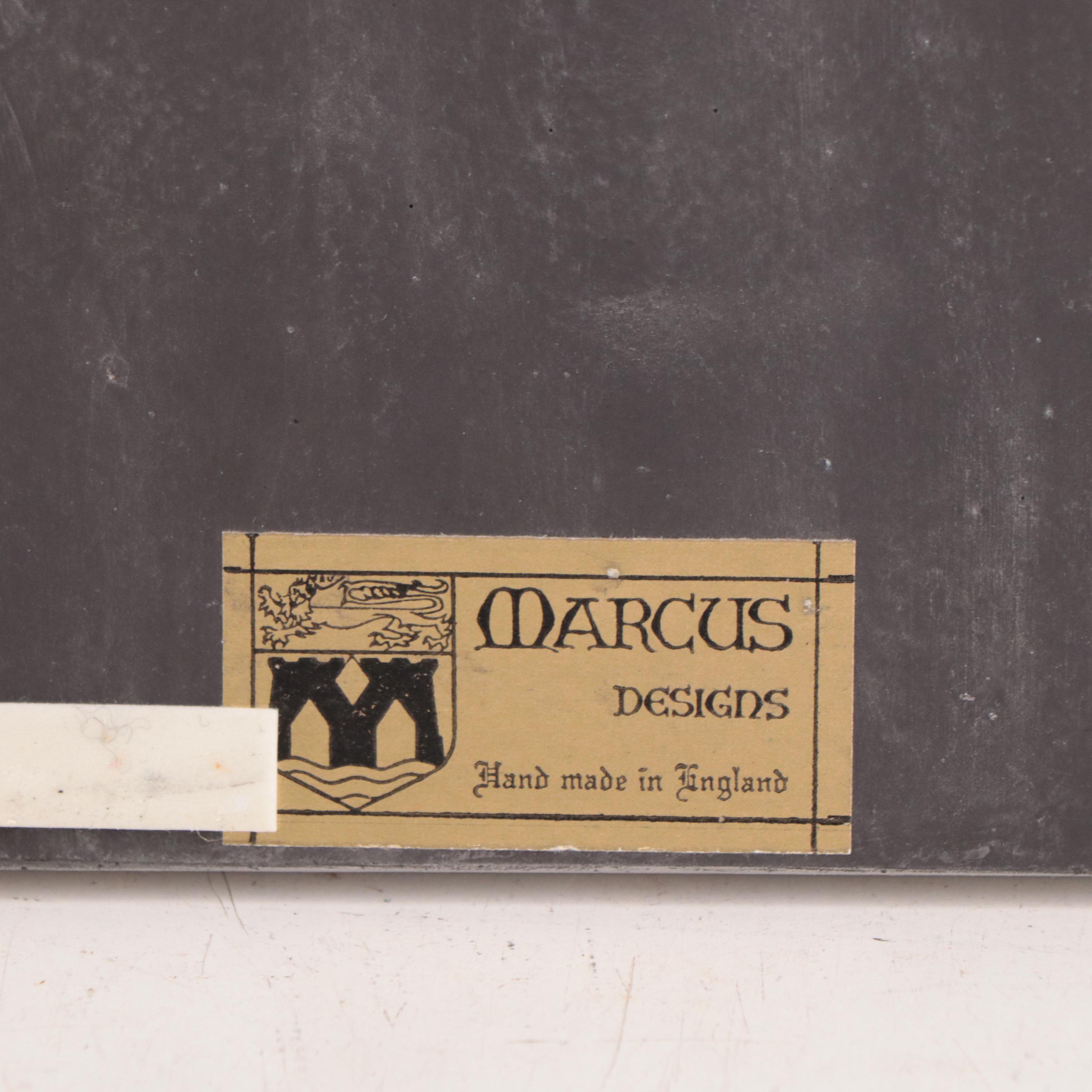 Marcus Designs Metal-Coated Cast Chalkware Relief Plaques